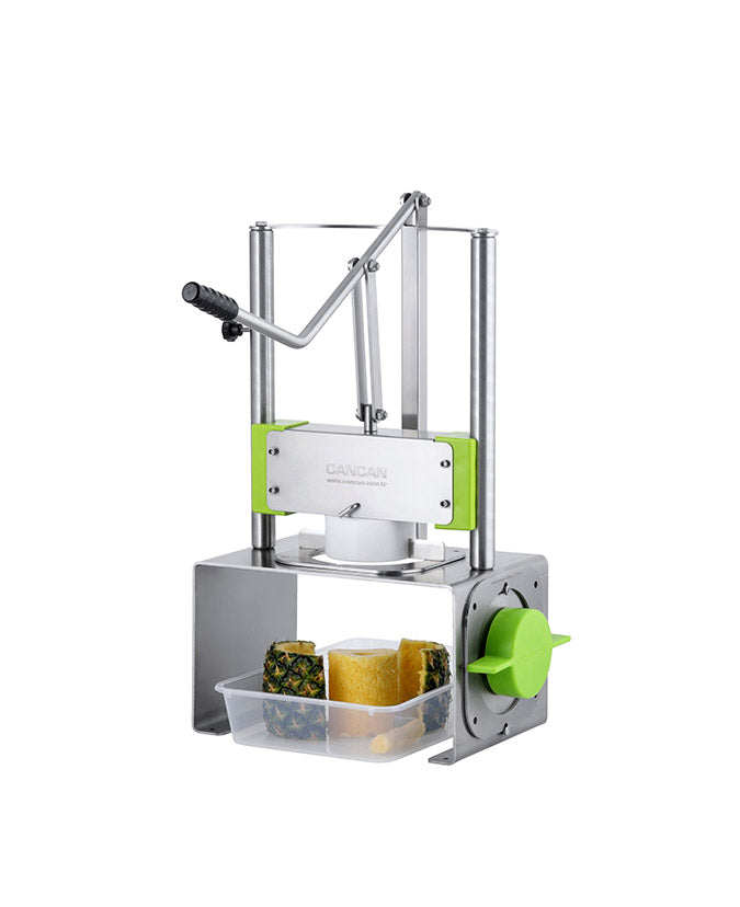 Cancan® Pineapple Peeler - Easy to Use Kitchen Tool for Fresh Pineapple Slicing - Perfect for Smoothies, Fruit Salads, and Tropical Desserts