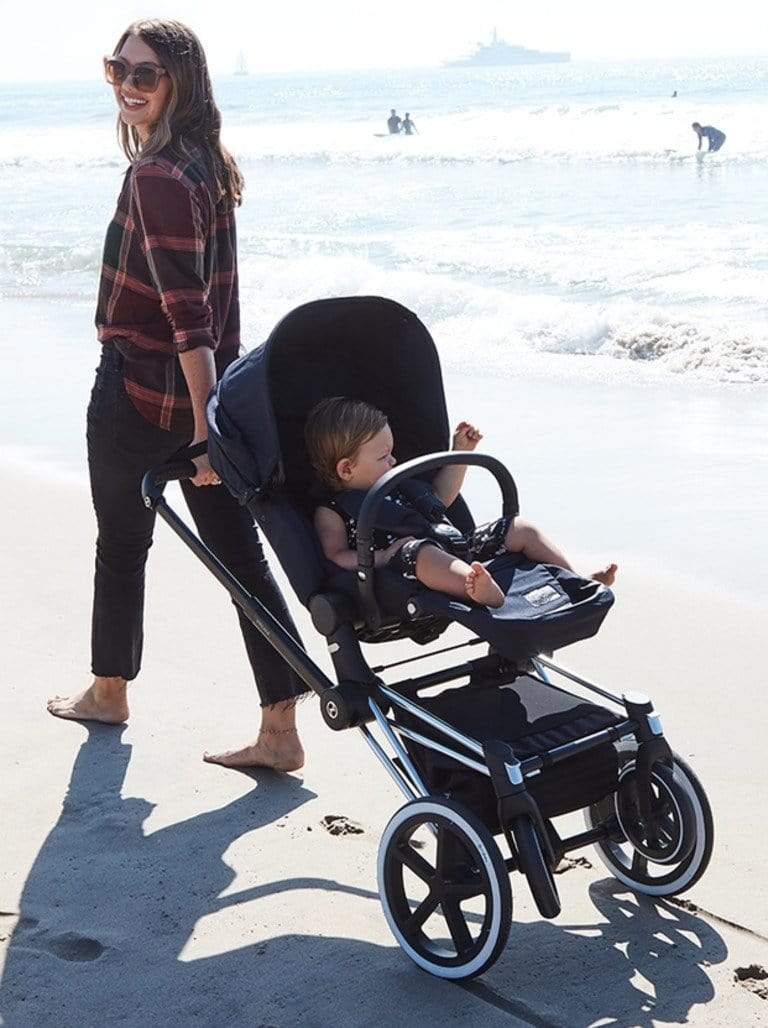 Cybex Priam3 2021/2022 Stroller with Matte Black Base - Premium Baby Stroller for Urban Walking, Shopping & Travel