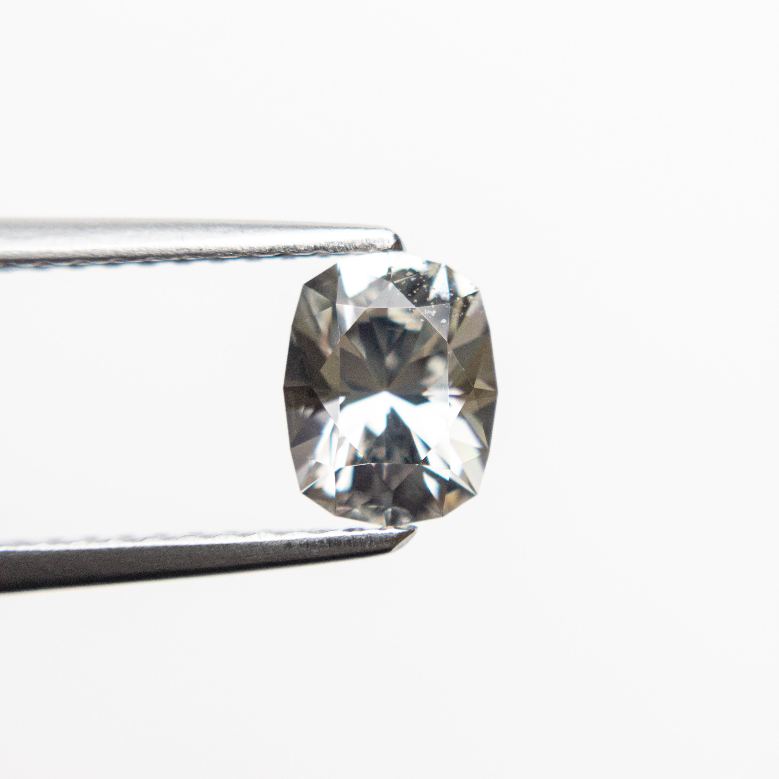 0.93ct Natural Geo Cushion Brilliant Blue Sapphire Gemstone (6.60x5.19x3.82mm) - Perfect for Engagement Rings & Fine Jewelry Making