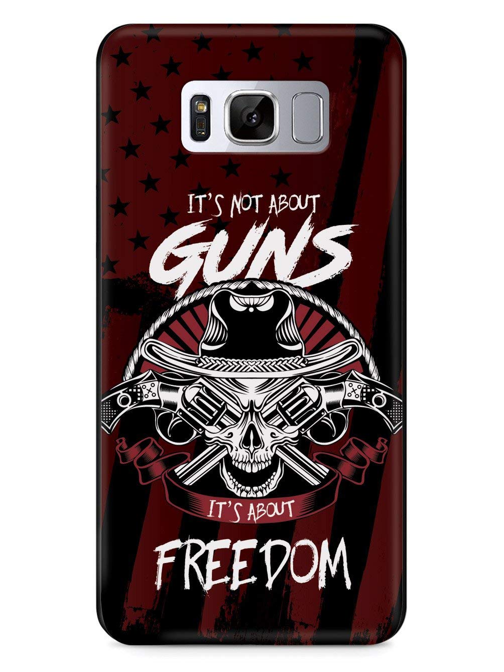 **3D Textured Protective Phone Case for Samsung Galaxy S8 Plus - Inspired Cases with Freedom Design - Durable & Slim Cover for Everyday Use - Perfect for Work, Travel & Outdoor Activities - Black**