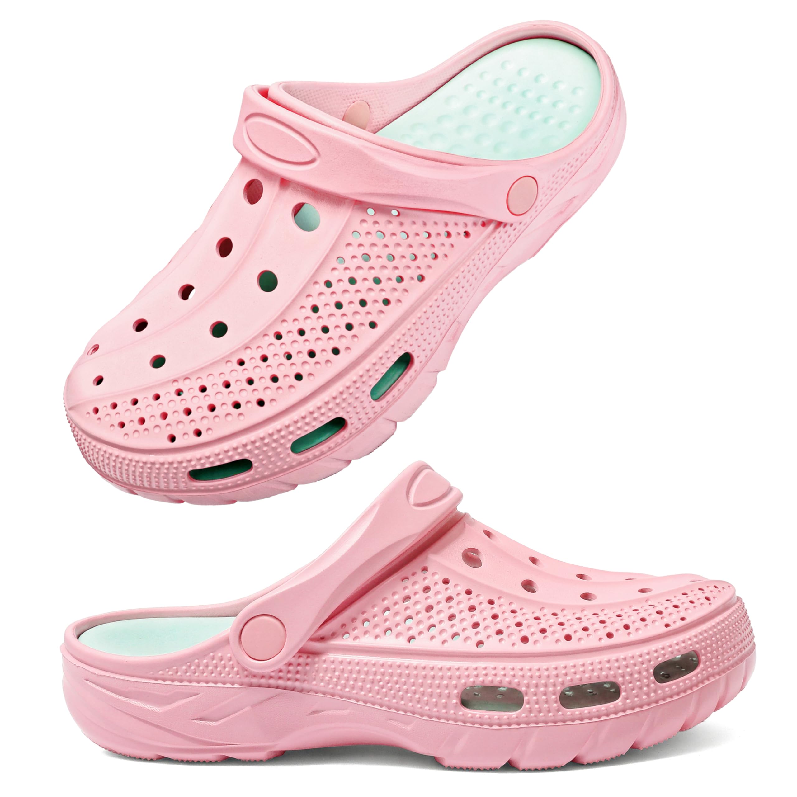 INMINPIN Orthopedic Clogs for Women & Men - Arch Support Garden Shoes, Sandals & Slippers with Plantar Fasciitis Insoles - Perfect for Gardening, Walking & Home Comfort