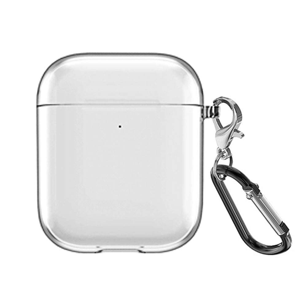 Cute Printed AirPods Case with Keychain - Protective Cover for Apple AirPods 1/2/Pro - Clear Shockproof Design for Gym, Travel & Daily Use