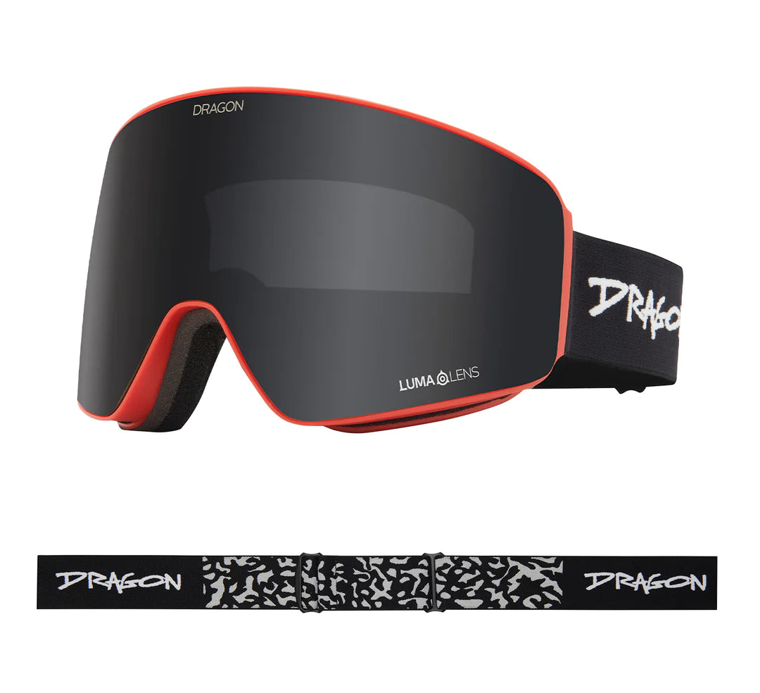 2024 Dragon PXV Goggle - Ripper/LL Dark Smoke/LL Violet Lens - Premium Snowboard & Ski Goggles for Winter Sports & Outdoor Adventures
