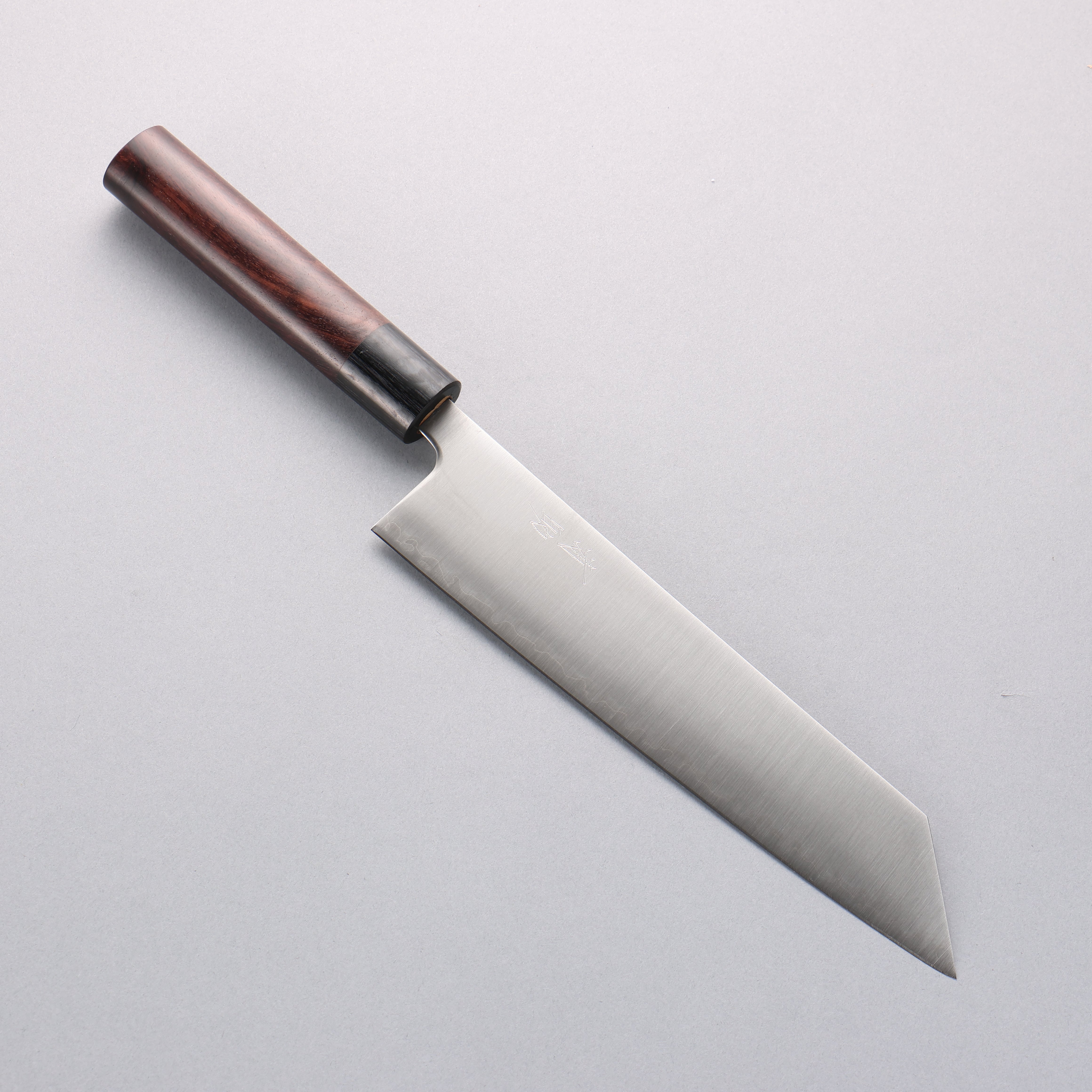 Premium Seisuke Blue Super Kiritsuke Gyuto 210mm Japanese Chef Knife - Rosewood Handle with Black Pakka Wood Ferrule - Perfect for Sushi, Sashimi & Precision Kitchen Tasks