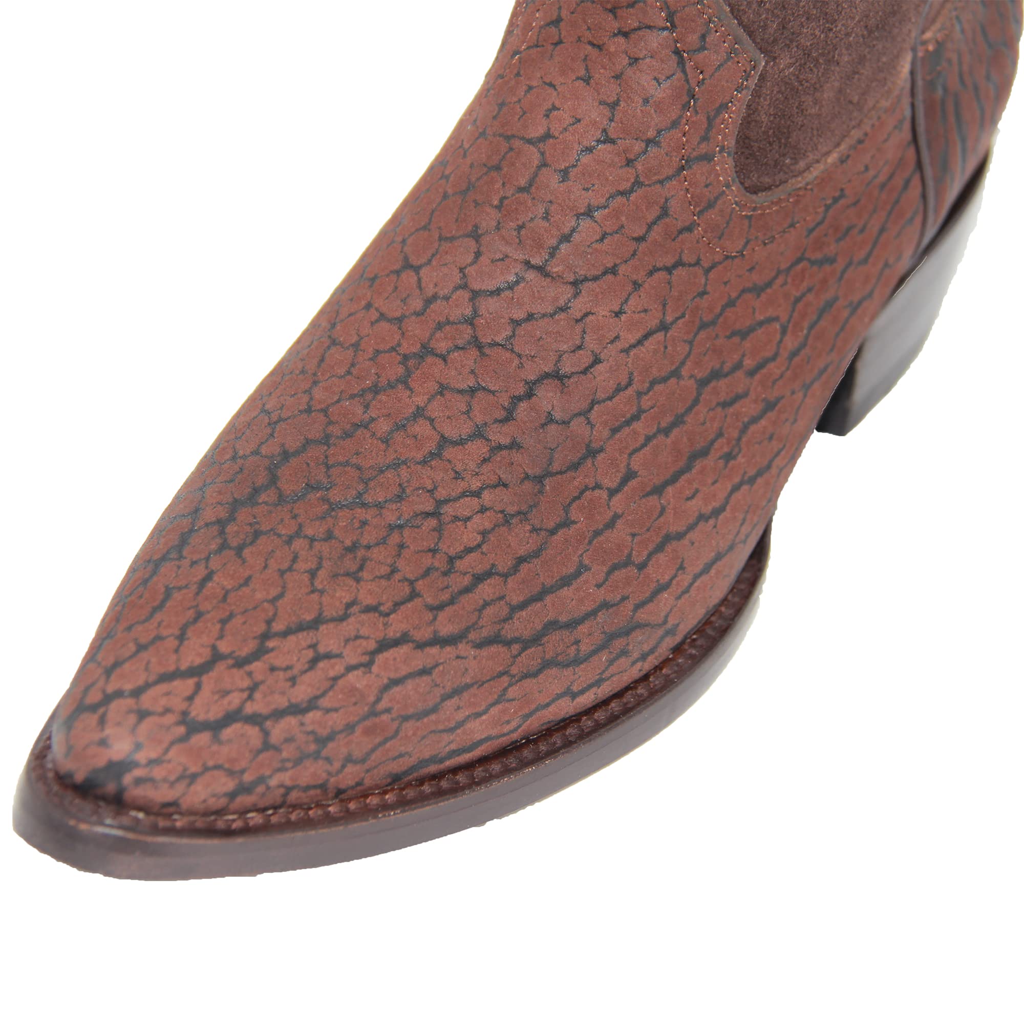 Authentic Men's Western Cowboy Boots - Genuine Leather J-Toe with Bull Neck Print | Perfect for Rodeo, Country Dancing & Outdoor Adventures