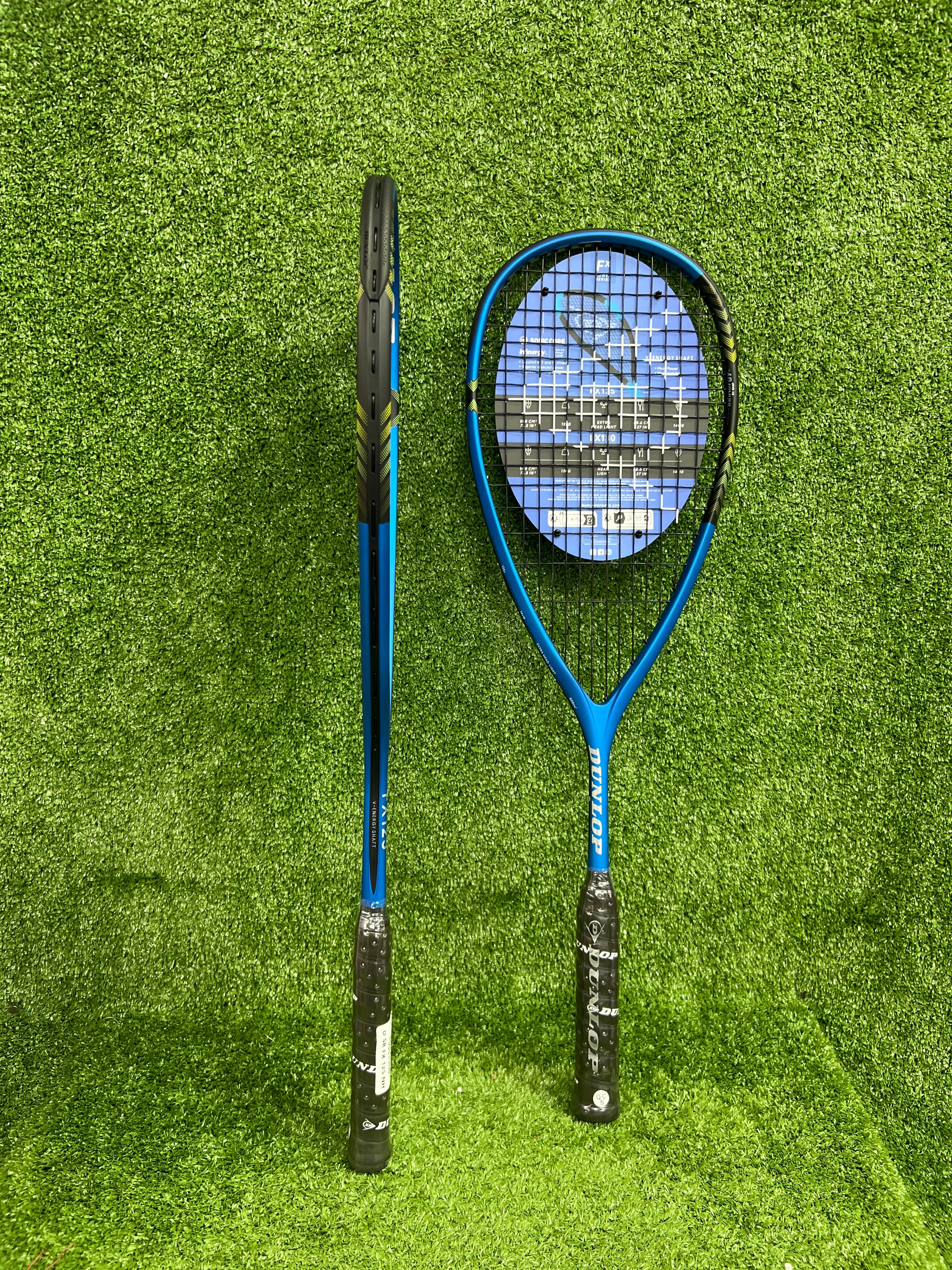 Dunlop SQR 24 FX 125 Pro Squash Racket - Lightweight Carbon Fiber Squash Racquet for Advanced Players | Perfect for Competitive Tournaments & Training Sessions