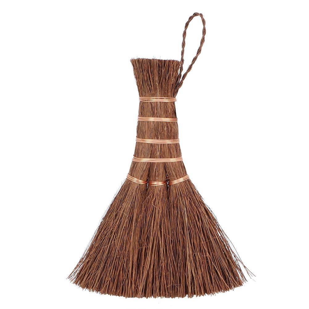 Premium Tea Brush Set - Mini Cleaning Broom with Coir Fiber Bristles for Tea Set Accessories | Perfect for Tea Ceremony, Table Cleaning & Kitchen Utensil Maintenance