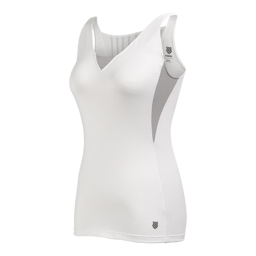 K Swiss Women's '66 Tennis Tank Top - Breathable & Comfortable Athletic Shirt for Tennis, Gym & Casual Wear