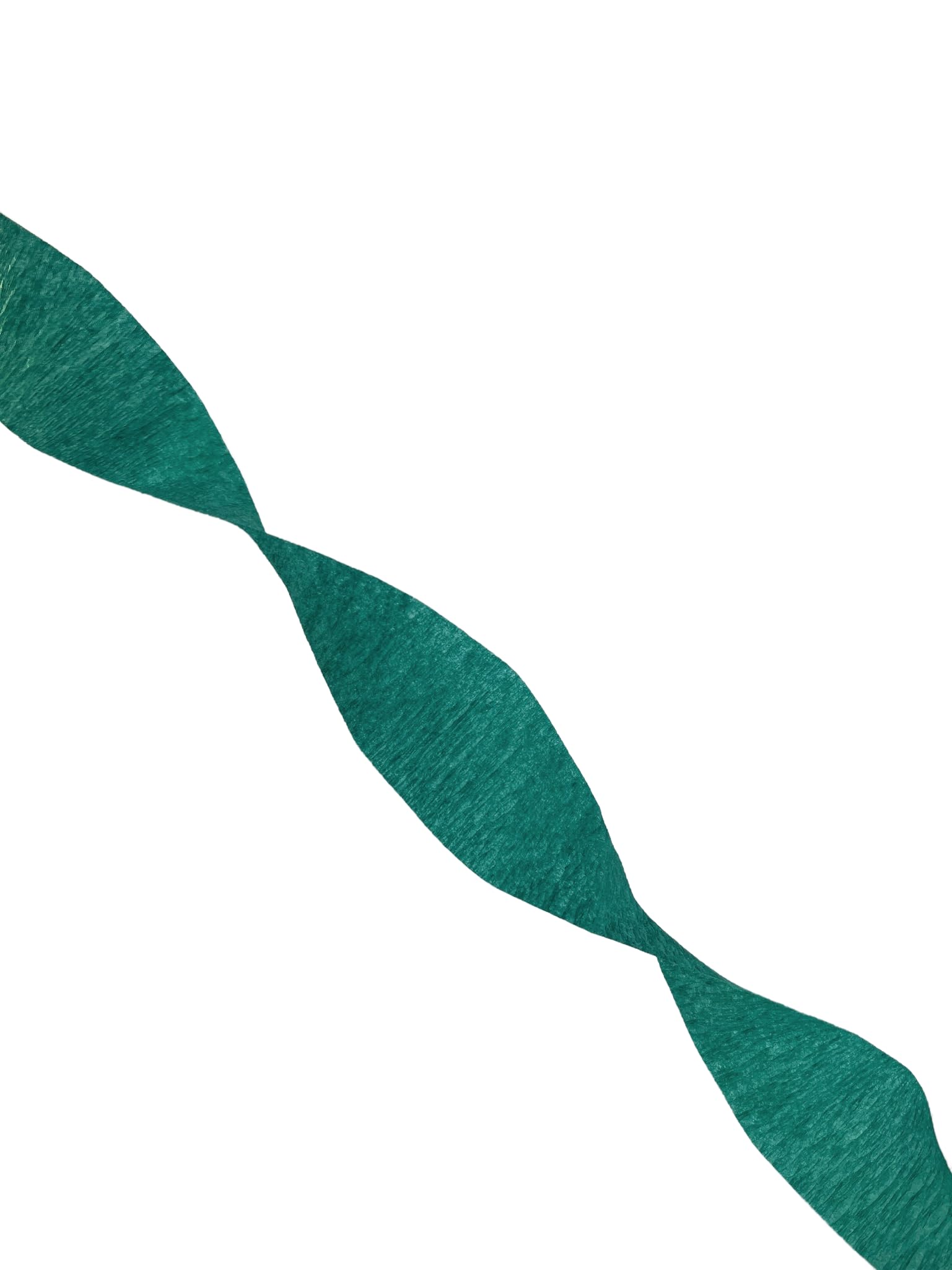 Premium Teal Peacock Crepe Paper Streamers - 6 Rolls Bulk Pack | USA Made | Perfect for Birthday Parties, Baby Showers & Wedding Decorations