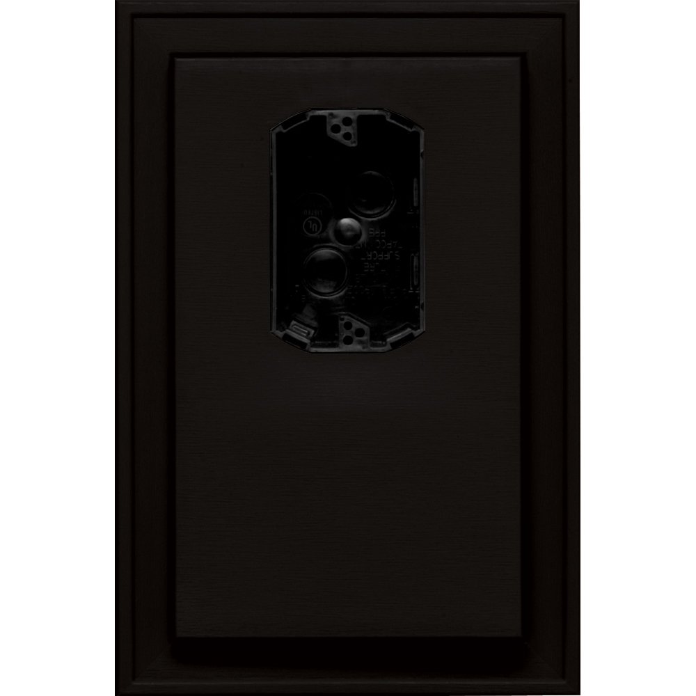 Builders Edge 130120005002 Black Mounting Bracket - Heavy Duty Construction Hardware for Wall Mounting & Framing Projects