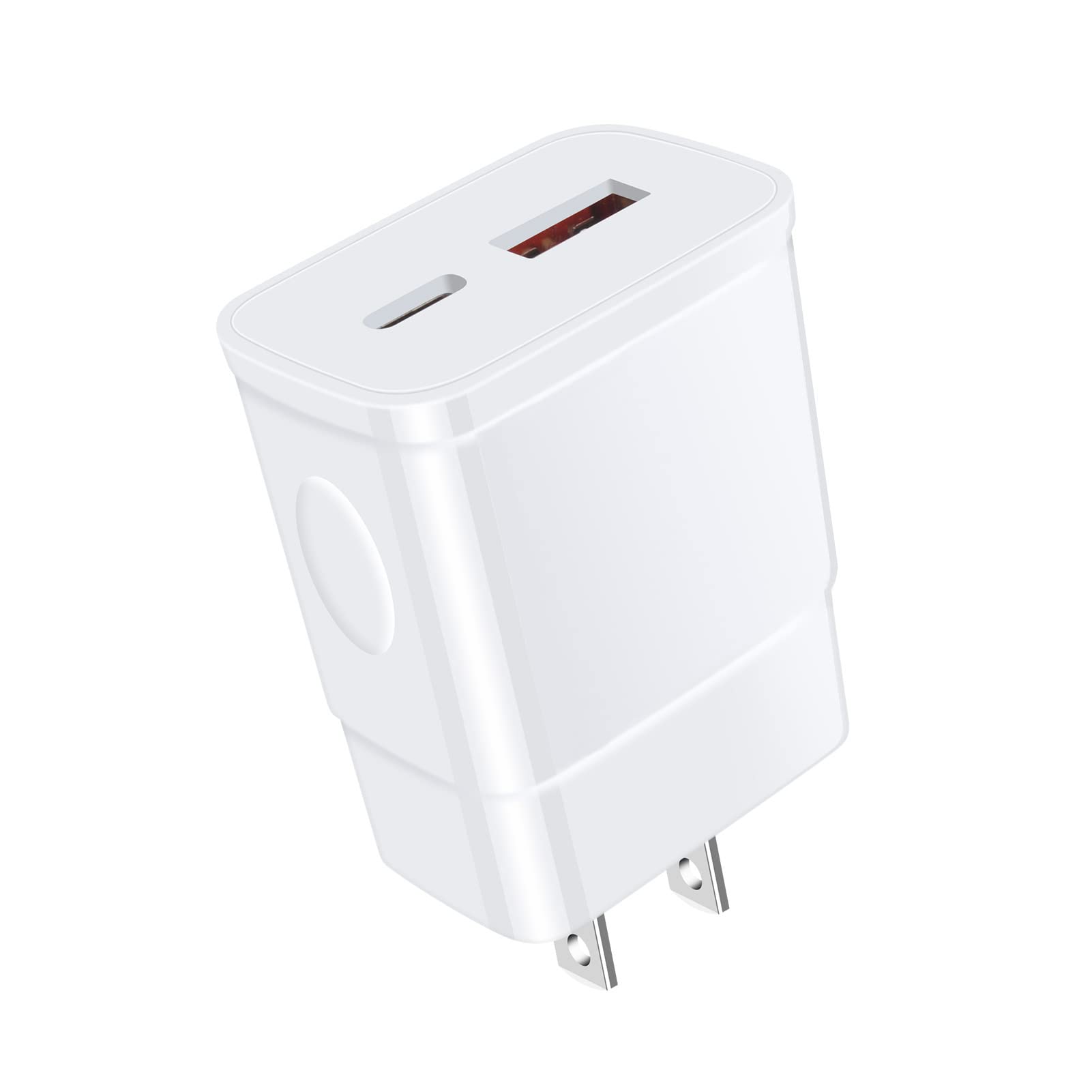 25W USB C Fast Charger Block with Dual Ports (USB-C + USB-A) - Super Fast Wall Charger for iPhone 16/15 Pro Max, Samsung Galaxy S25/S24/A15/A14/A25/S23 Ultra/A54/S22/S21/A24/A34/Z Fold7/Flip7/6, Pixel 9/8 - Perfect for Home, Office & Travel Charging