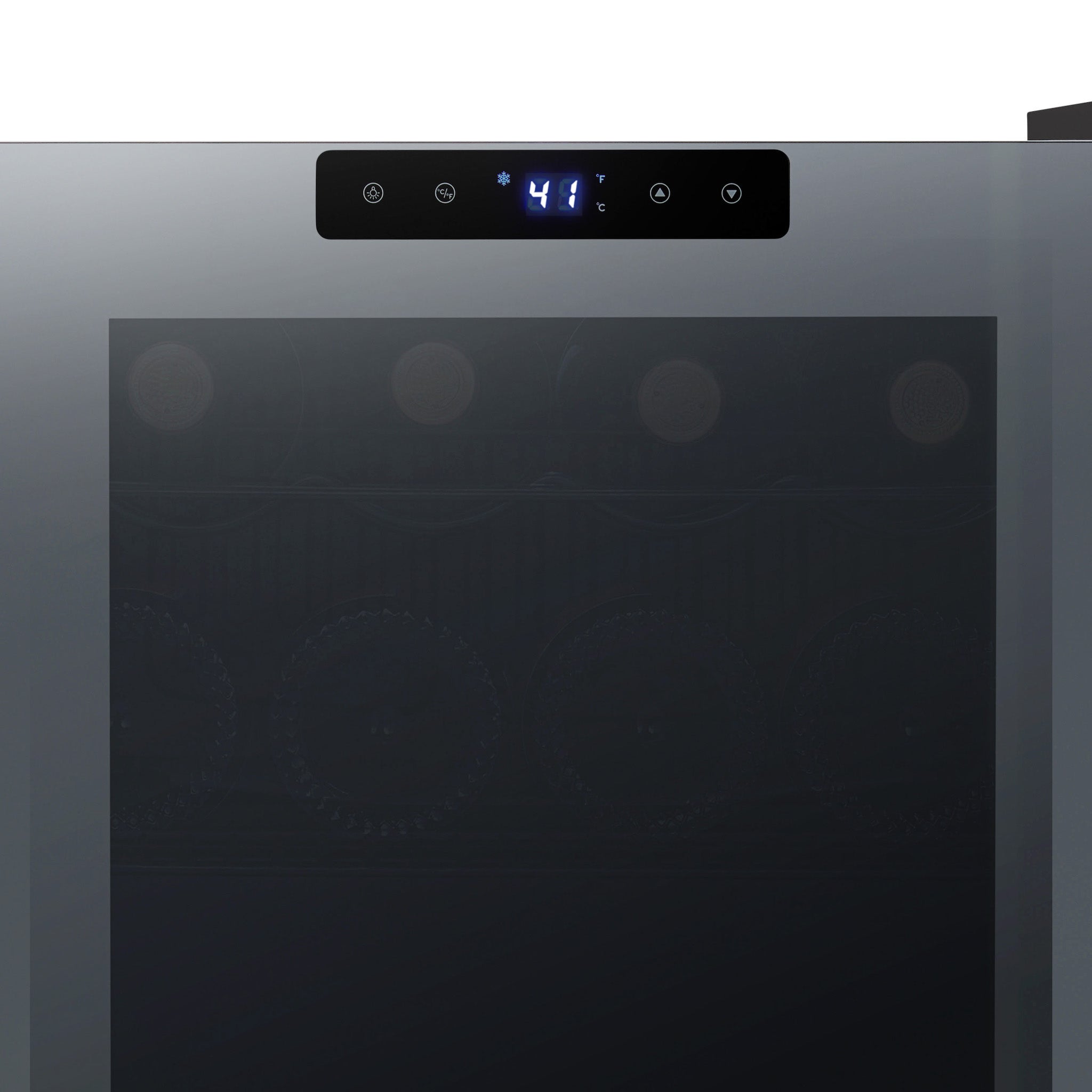 Luma® 16 Bottle 16.9 oz Black Freestanding Wine Cooler Refrigerator - Perfect for Home, Office, or Restaurant Wine Storage and Display