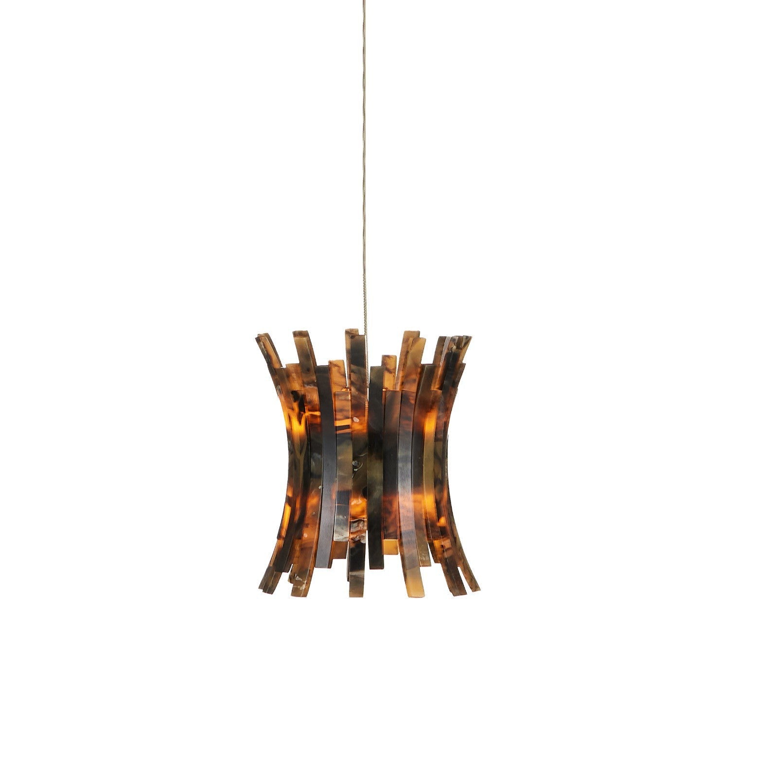 Alsop 1-Light Round Multi-Drop Pendant Light Fixture - Modern Hanging Chandelier for Dining Room, Kitchen Island, or Entryway