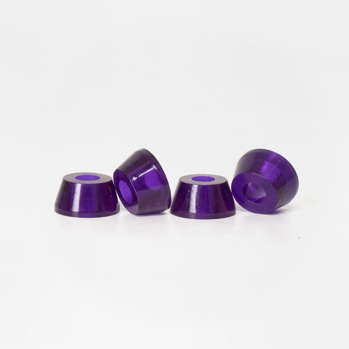 Clouds Cosmic Conical Bushing 72a Clear Purple - High Performance Skateboard Longboard Truck Bushing for Smooth Ride & Precise Turning - Perfect for Street Skating, Downhill & Cruising