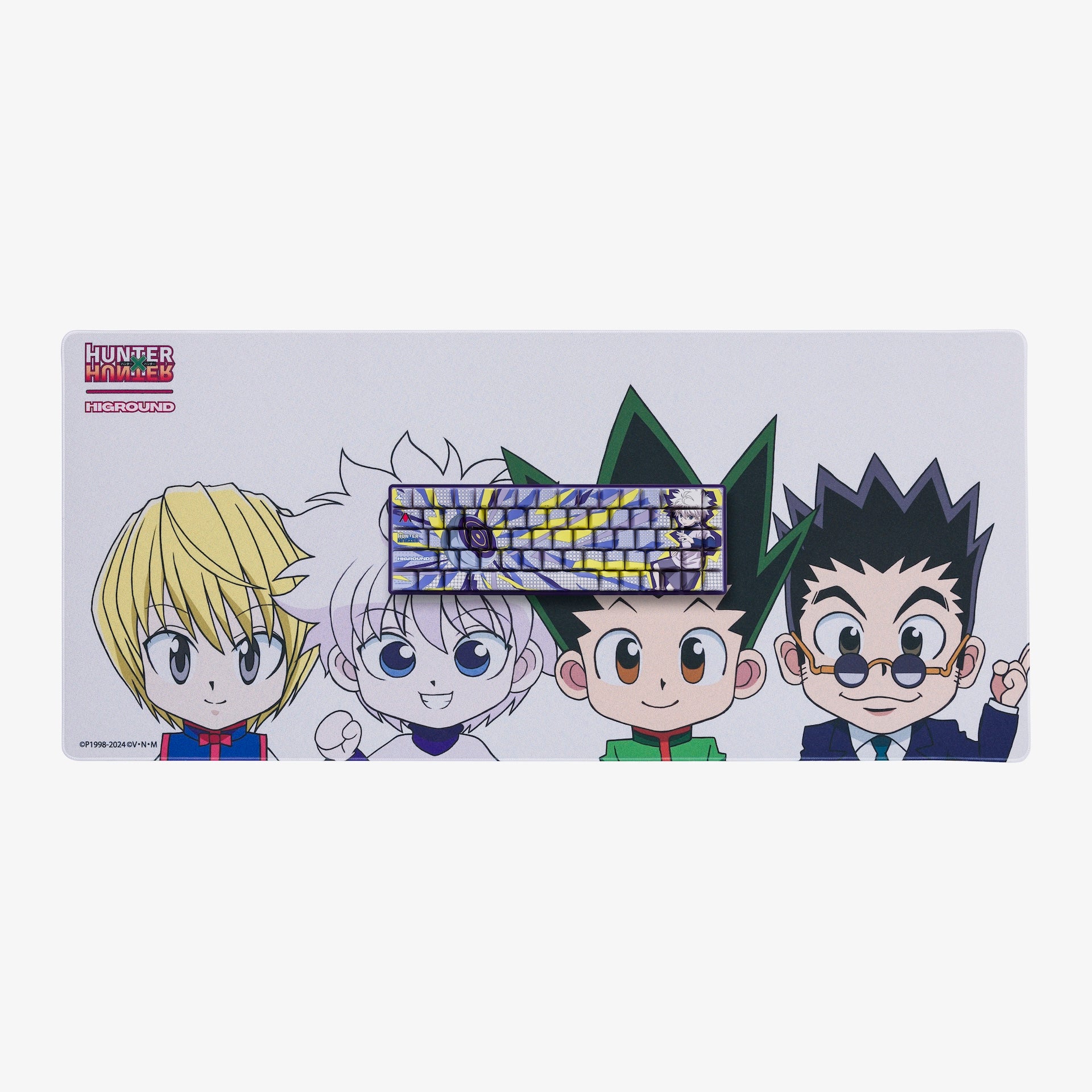 HxH x HG Anime Chibi XL Gaming Mouse Pad - Large Extended Non-Slip Rubber Base for PC, Laptop, Office & Esports Gaming Setup