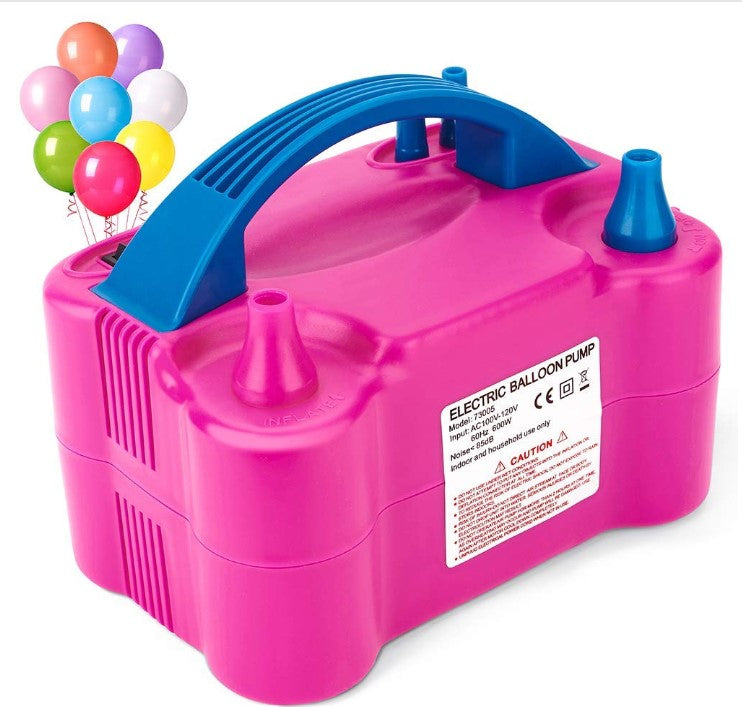 Electric Balloon Pump - Fast & Portable Air Inflator for Parties, Events, Decorations - Perfect for Balloons, Inflatables, Pool Floats