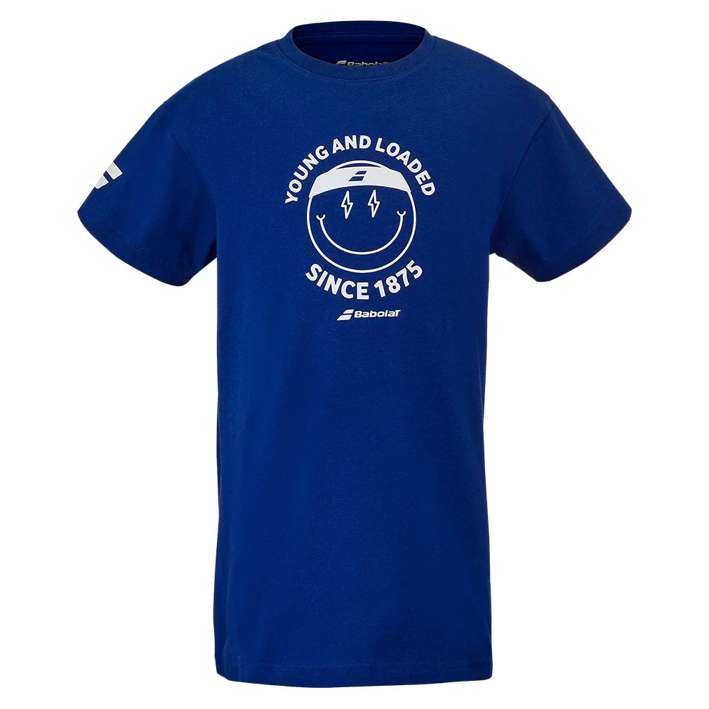 Boys' Cotton Tennis T-Shirt for Kids - Breathable & Comfortable Activewear for Sports, Gym & Outdoor Play