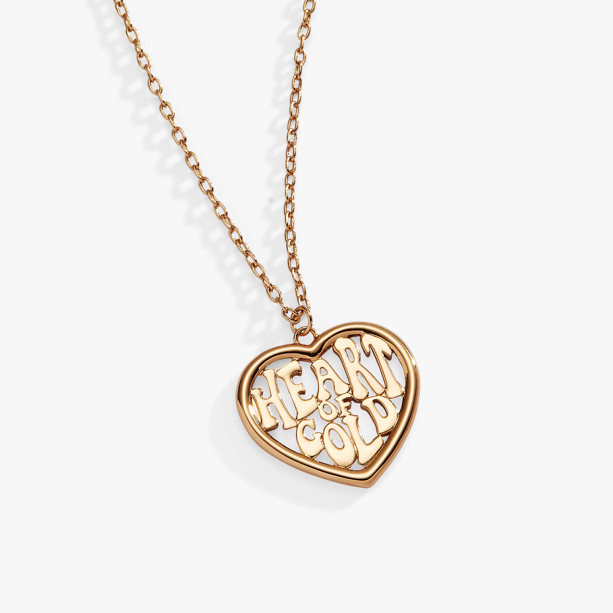 Heart of Gold Pendant Necklace for Women - 14K Gold Plated Elegant Jewelry Gift for Valentine's Day, Anniversary & Special Occasions