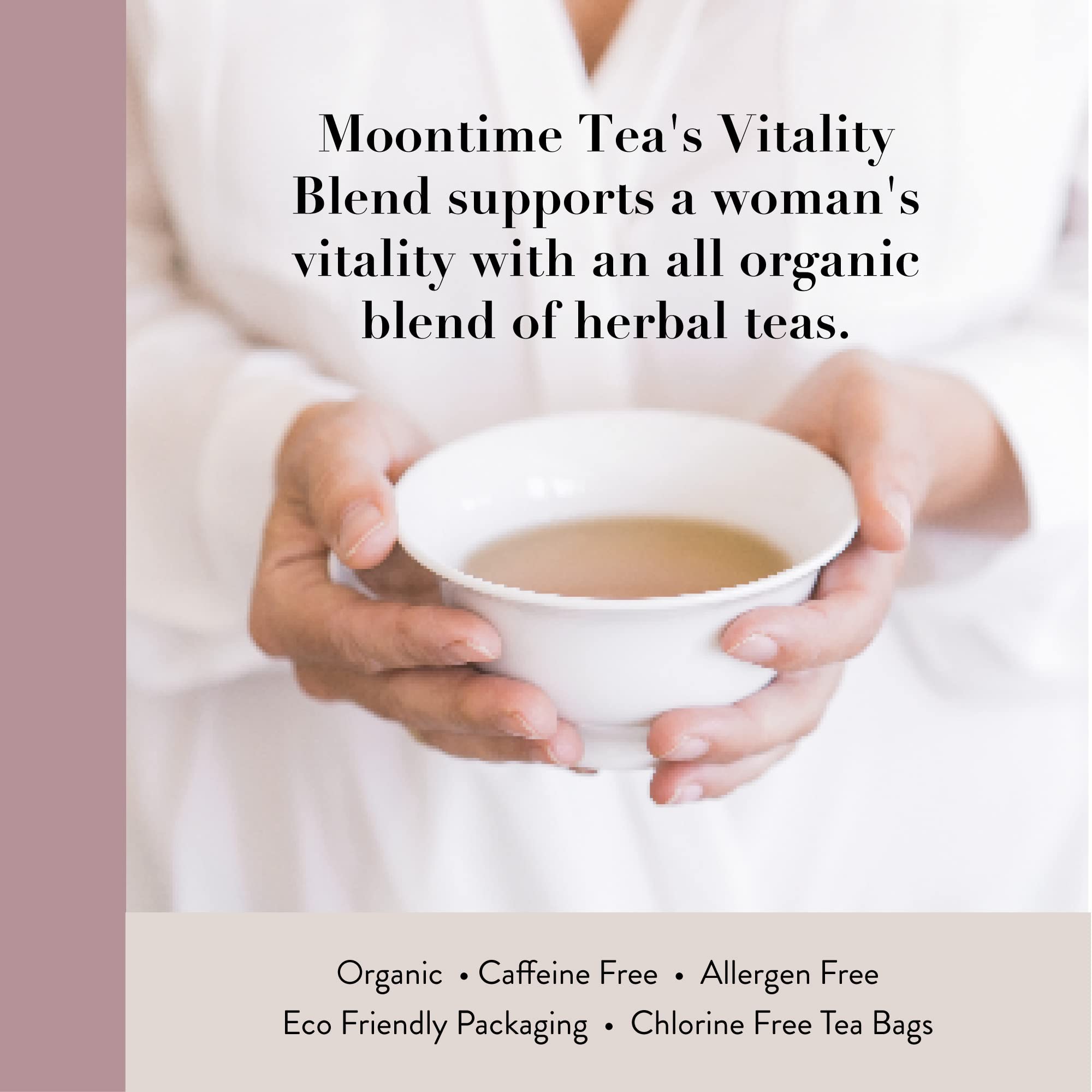 Organic Vitality Tea - 30 Tea Bags | Antioxidant Herbal Blend for Energy & Wellness | Perfect for Morning Boost or Afternoon Relaxation