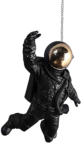 KOSHSH Astronaut Wall Decor - Creative Resin Spaceman Sculpture for Kids Room, Nursery, Bedroom & Living Room - Unique Home Decor & Gift Idea for Space Enthusiasts | Perfect for Themed Parties & Playrooms
