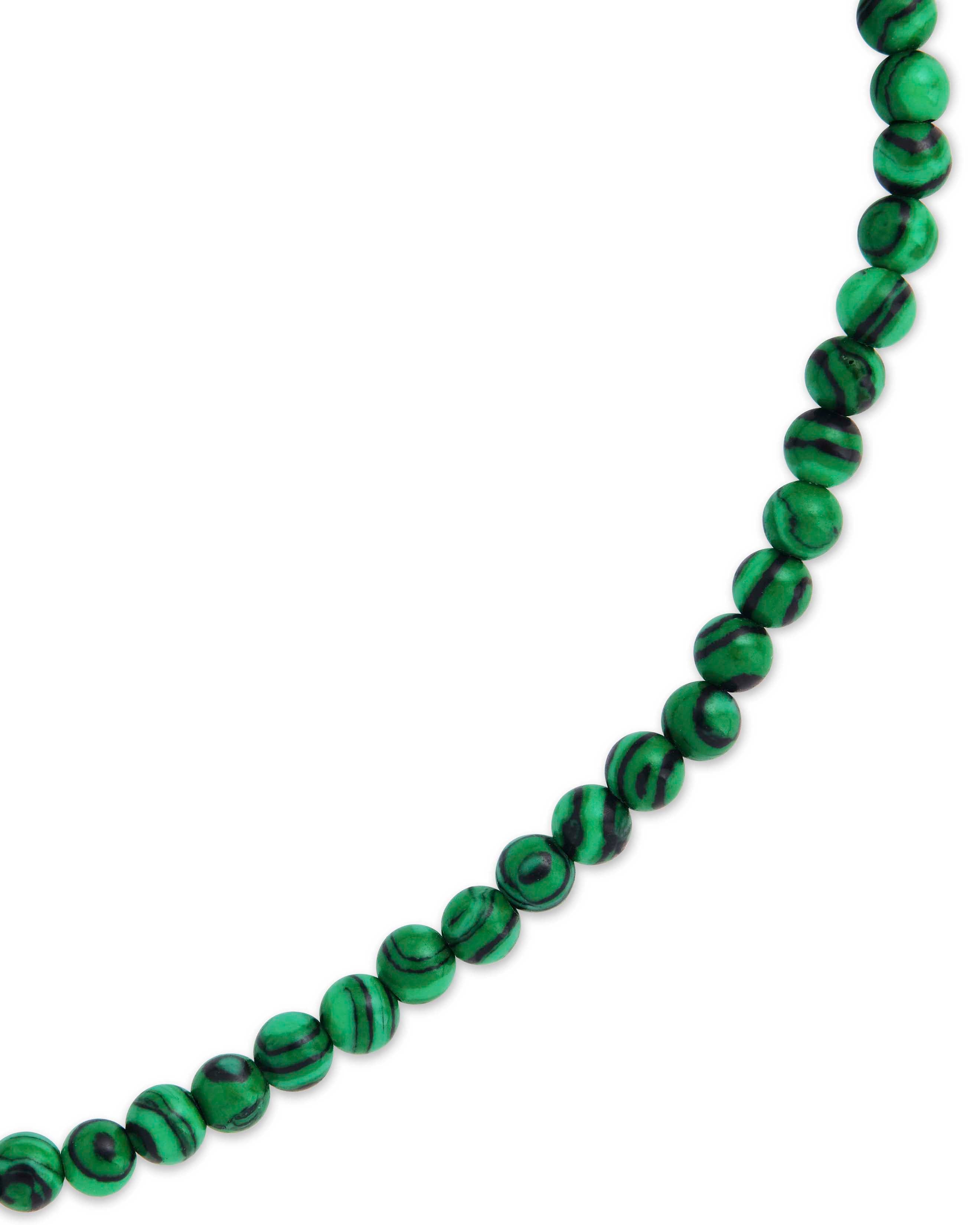 Natural Malachite Beaded Stretch Bracelet for Women - Healing Crystal Jewelry for Stress Relief & Positive Energy - Perfect for Yoga, Meditation & Everyday Wear
