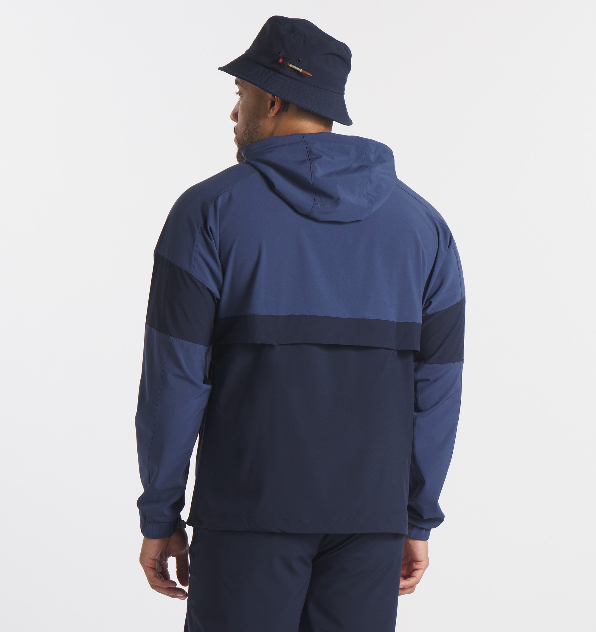 UNRL Golf DWR Track Jacket - Waterproof Windbreaker for Men & Women - Lightweight Outdoor Running Jacket for Golfing, Hiking & Active Lifestyle
