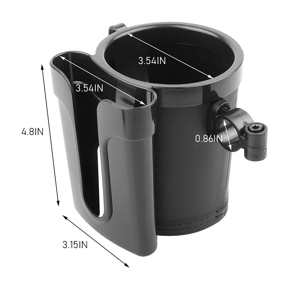 3-in-1 Bicycle Water Bottle Holder with Phone Storage Box - Bike Drink & Coffee Cup Holder, Keys Organizer (Black) - Perfect for Cycling, Commuting & Outdoor Adventures