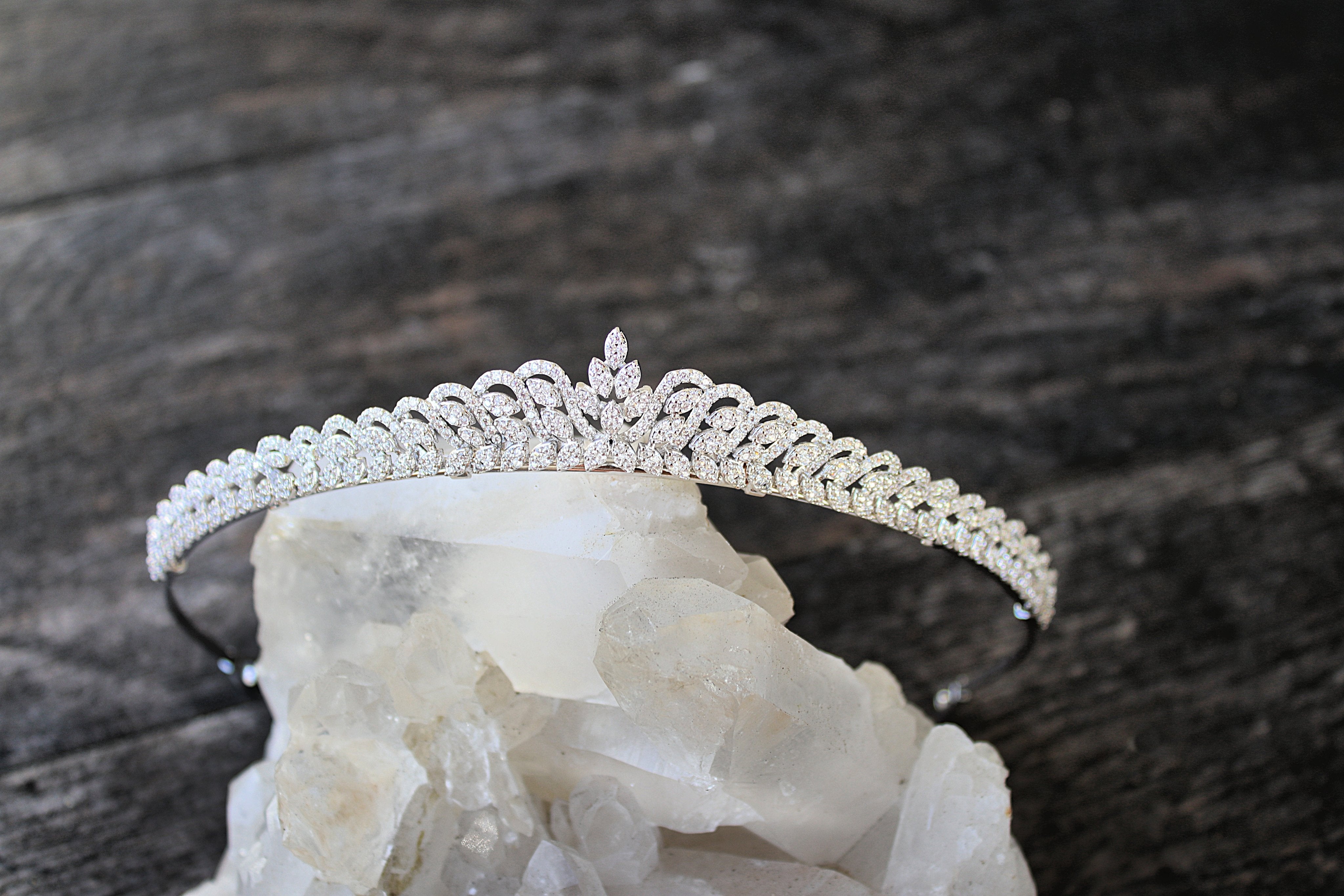 Colette Petite Tiara - Elegant Hair Accessory for Weddings, Prom & Special Occasions | Perfect for Brides & Formal Events