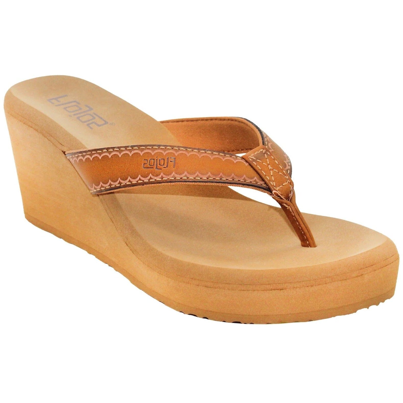 FLOJOS OLIVIA Vintage Wedge Sandals for Women - Comfortable Summer Casual Shoes with Arch Support | Perfect for Beach, Vacation & Everyday Wear
