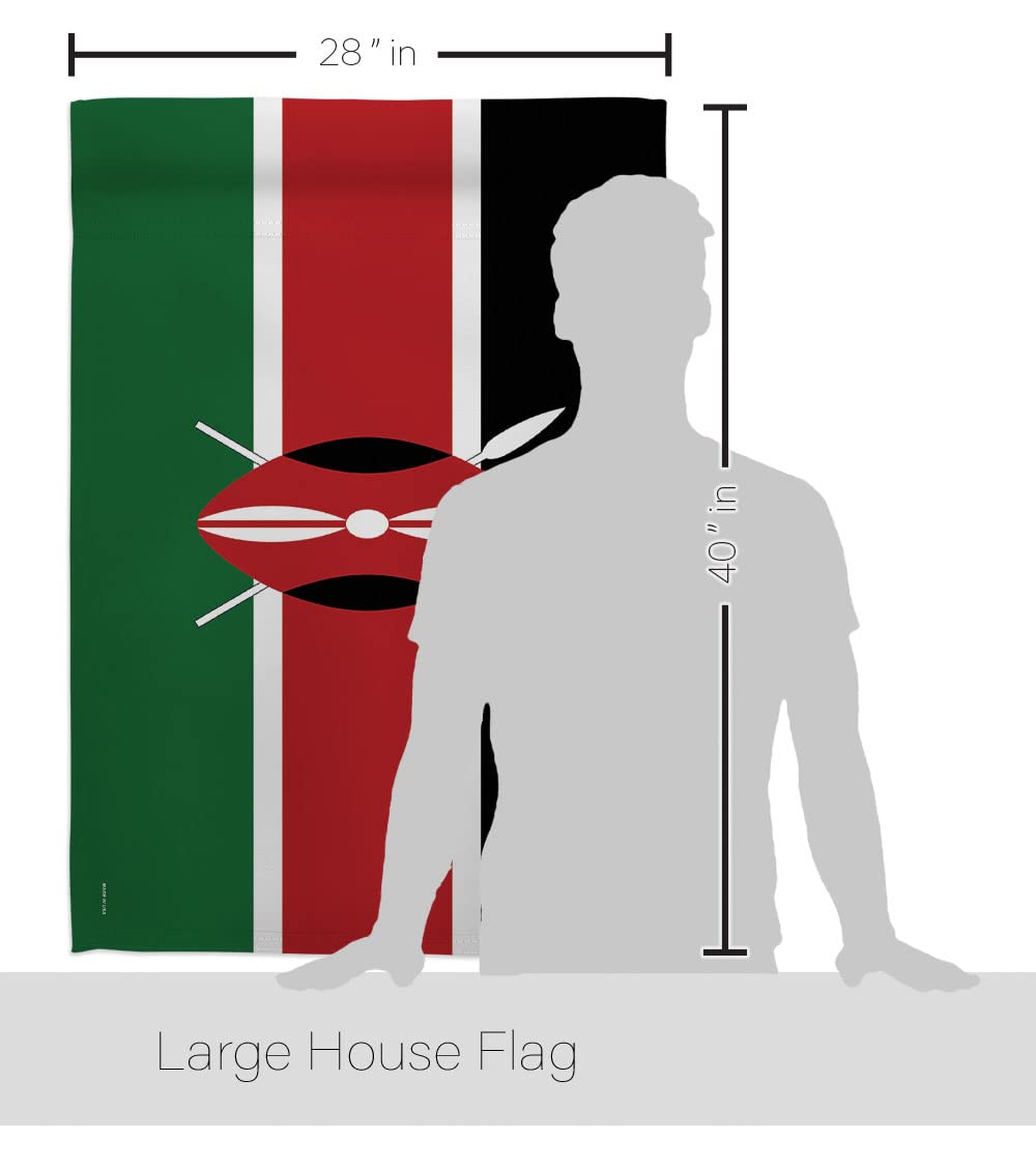 Kenya Decorative Garden Flag 28x40