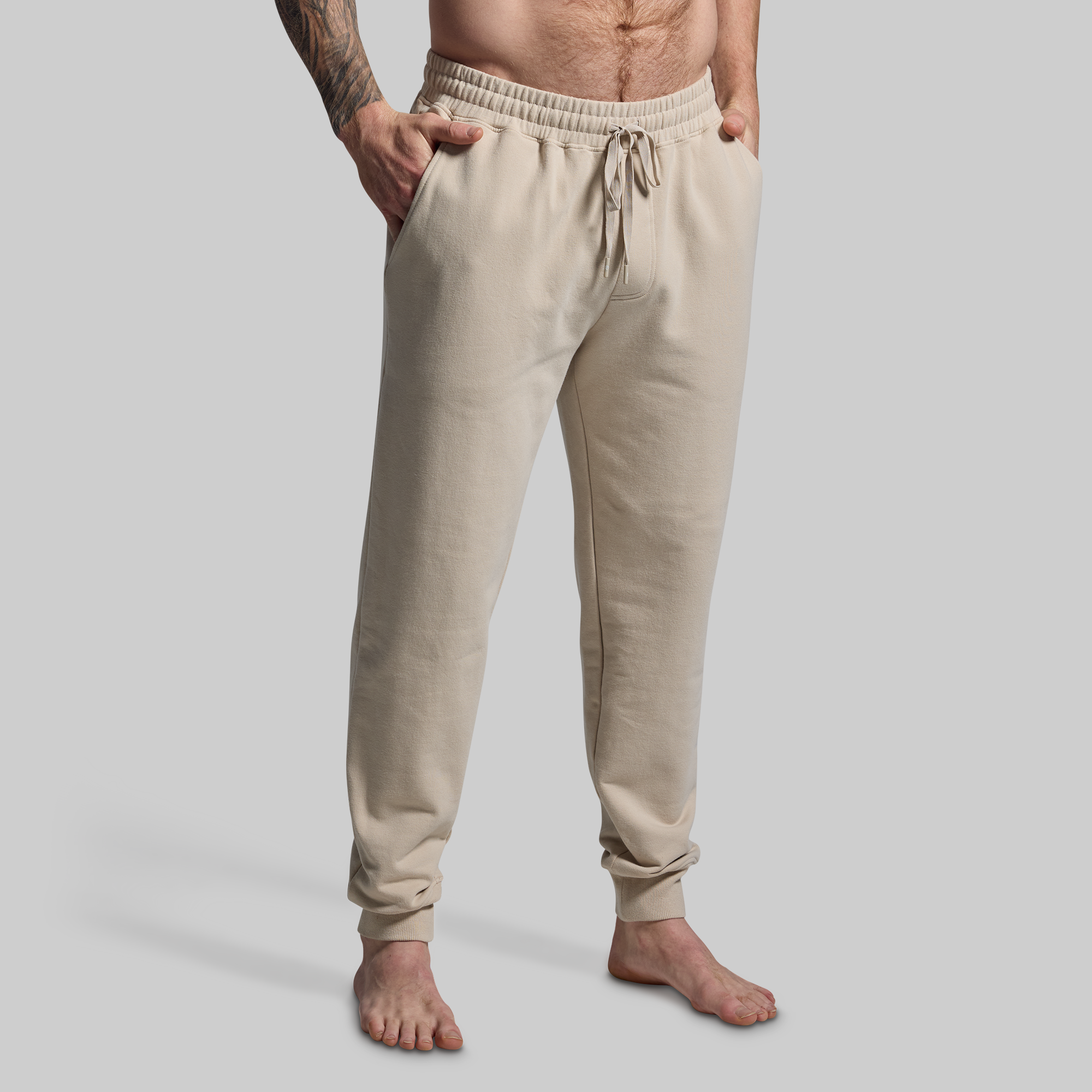Men's Unmatched Jogger 2.0 - Premium Comfort Pants for Running, Gym & Lounge - Lightweight Stretch Fabric (Pumice Gray)