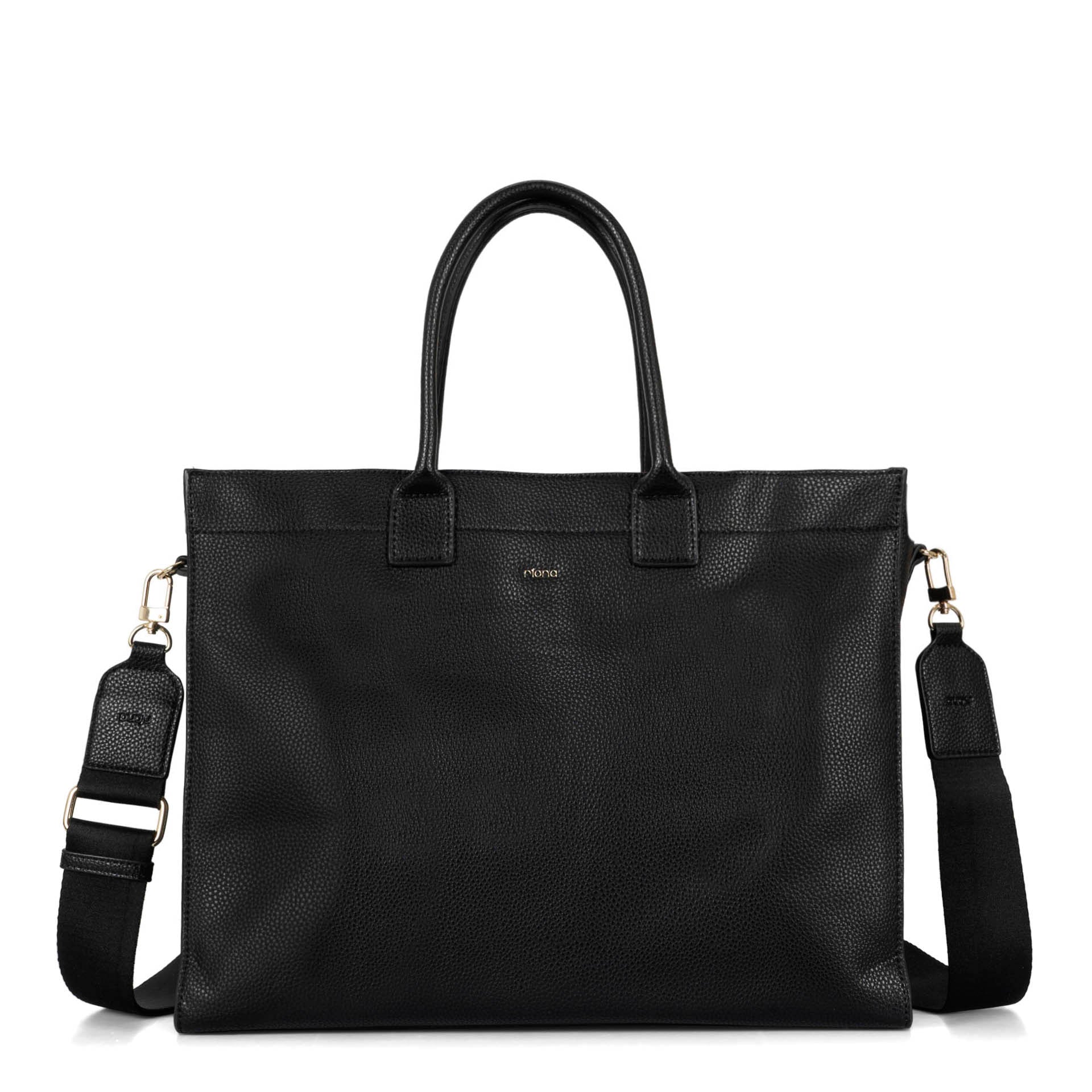 Riona Regina RFID Blocking Large Tote Bag - Pebbled Leather Women's Handbag for Work, Travel & Everyday Use