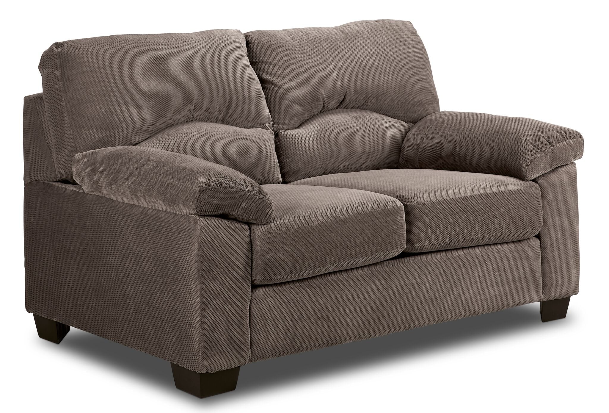 Archie Sofa and Loveseat Set in Ash Gray - Modern Living Room Furniture for Small Spaces | Perfect for Apartments, Condos and Cozy Homes
