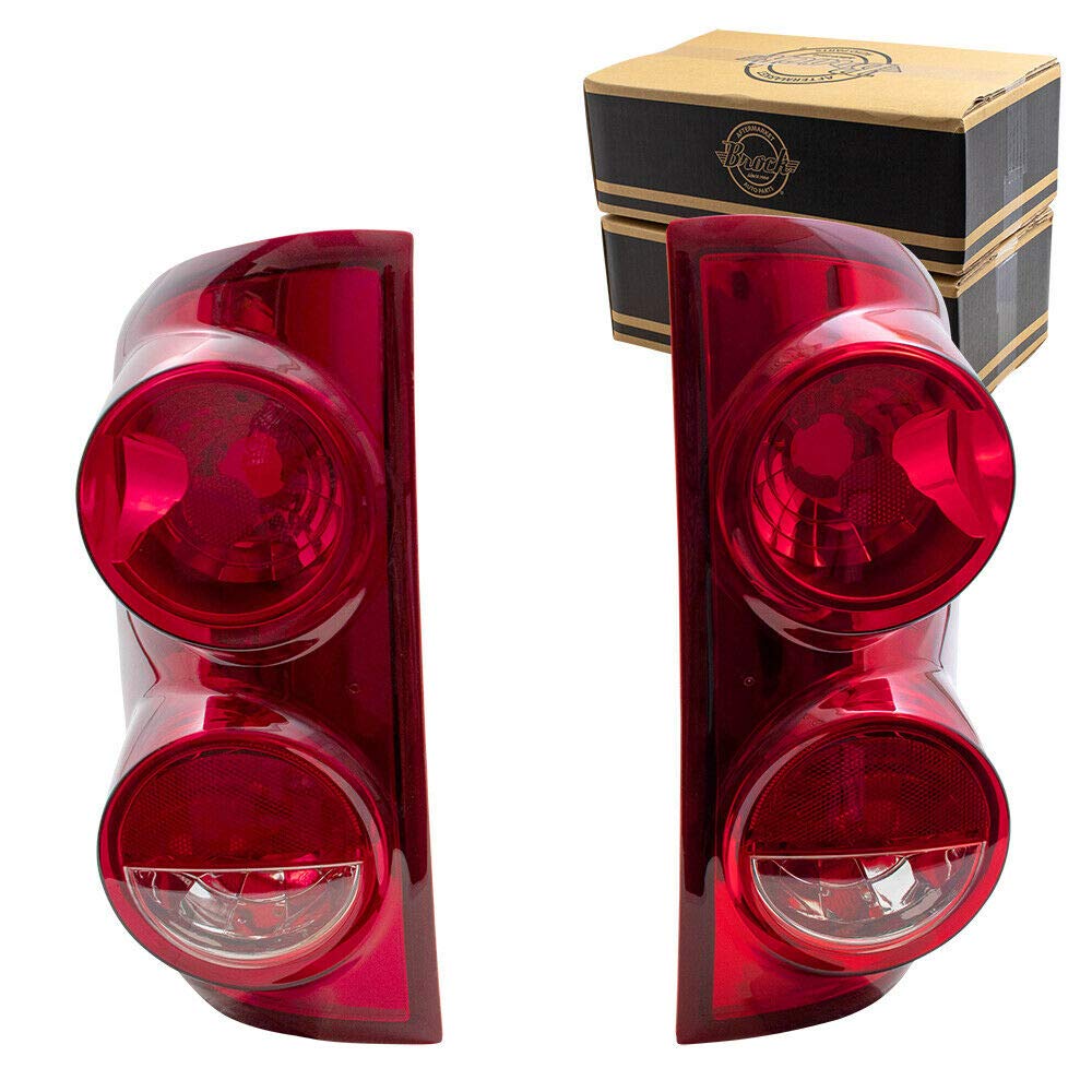 Alxiang LED Tail Lights Compatible with Dodge Ram 1500 2500 3500 Trucks - Pair Replacement for 55277303AC 55277302AC - Enhance Safety & Style for Night Driving & Off-Road Adventures