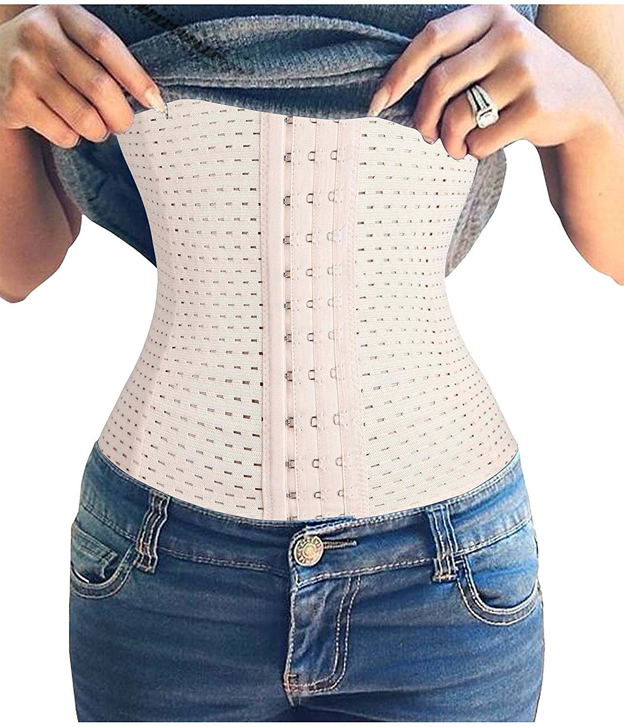 Waist Trainer Corset for Women - Breathable & Invisible Waist Shaper, Tummy Control Cincher for Weight Loss, Postpartum Recovery & Body Shaping | Perfect for Workouts, Daily Wear & Special Occasions