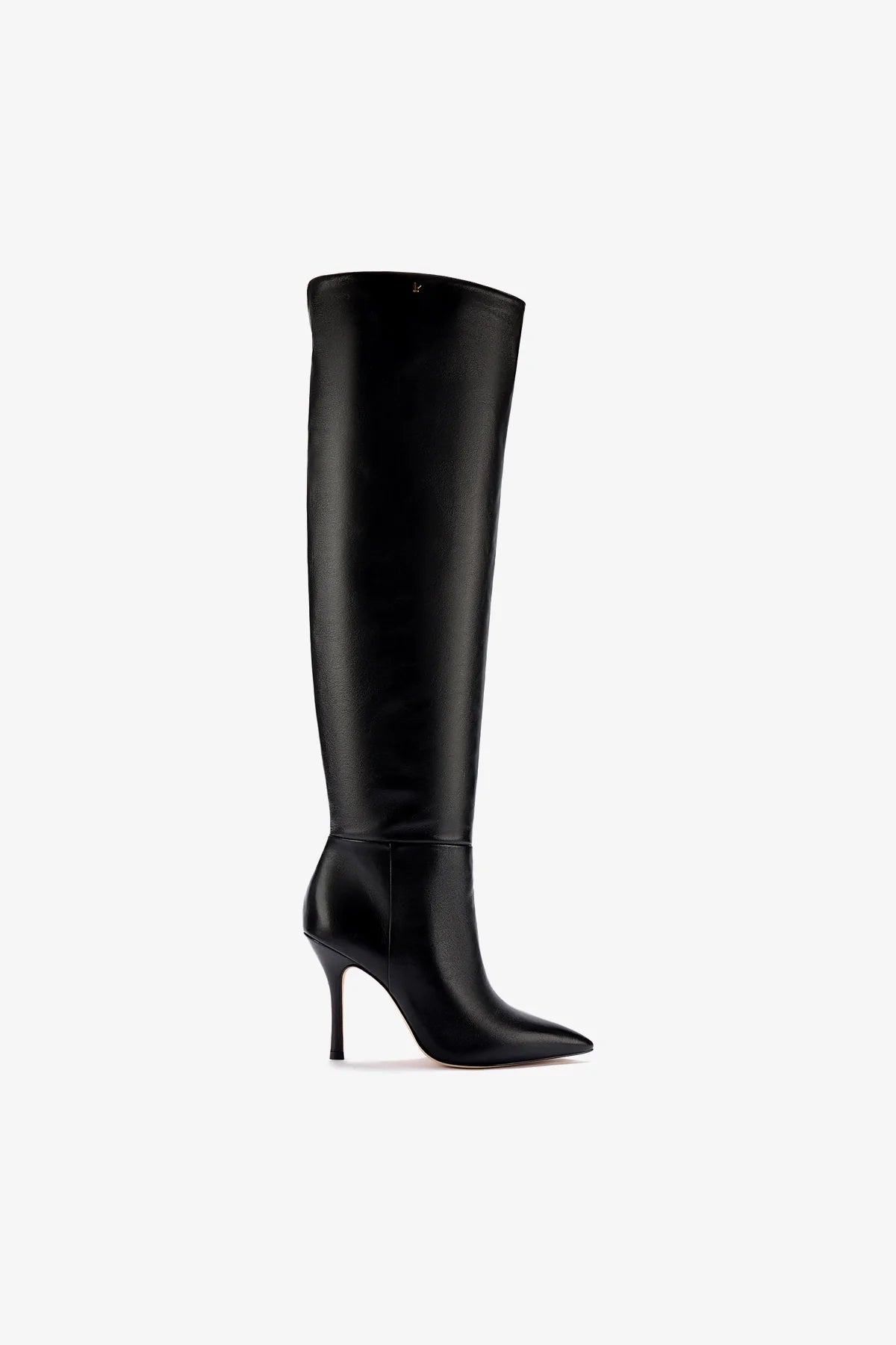 Kate Women's Hi Boots in Black Leather - Stylish & Comfortable Winter Ankle Boots for Casual Wear & Outdoor Activities