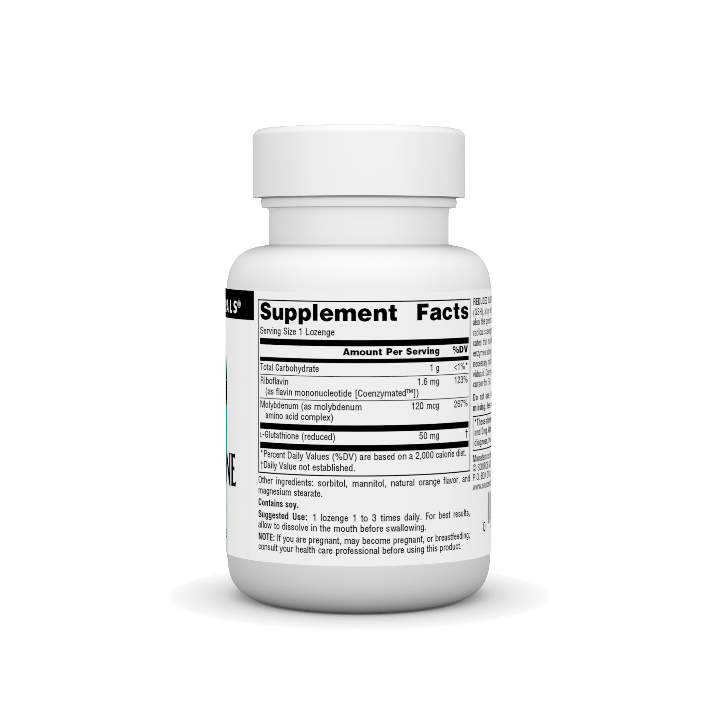 SourceNaturals Glutathione Complex 50mg - 50 Tablets for Immune Support & Antioxidant Protection | Supplement for Detox & Skin Health