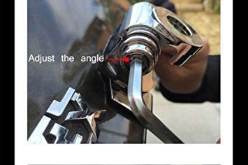 Adjustable Angle Hatchback Door Mount Antenna for Car & SUV - Compatible with Kenwood & YAESU Mobile Radios - Perfect for Off-Roading & Emergency Communication