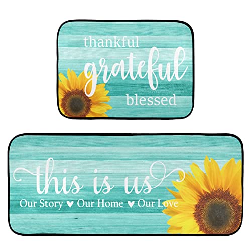 Teal Sunflower#4