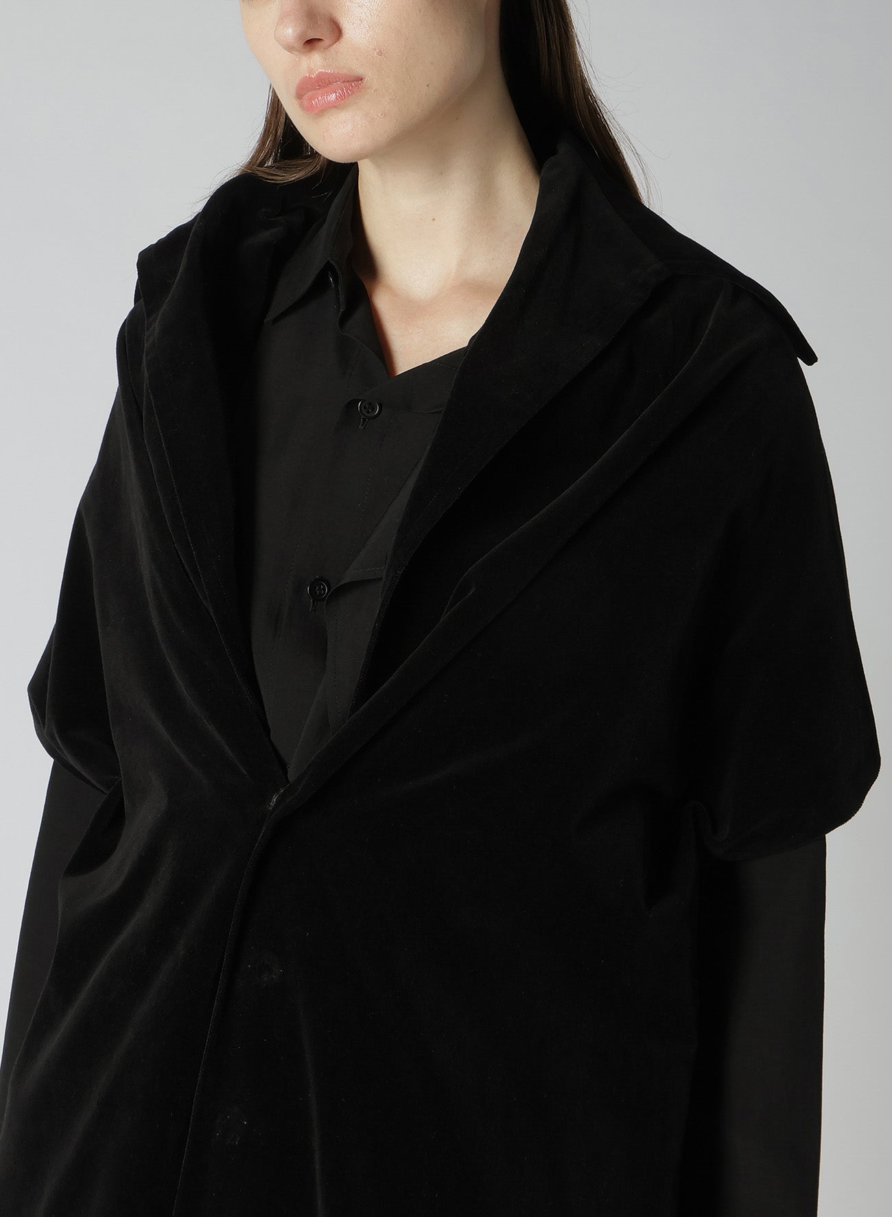 Velvet Draped Neck Dress for Women - Elegant & Stylish Evening Gown for Parties, Weddings & Special Occasions