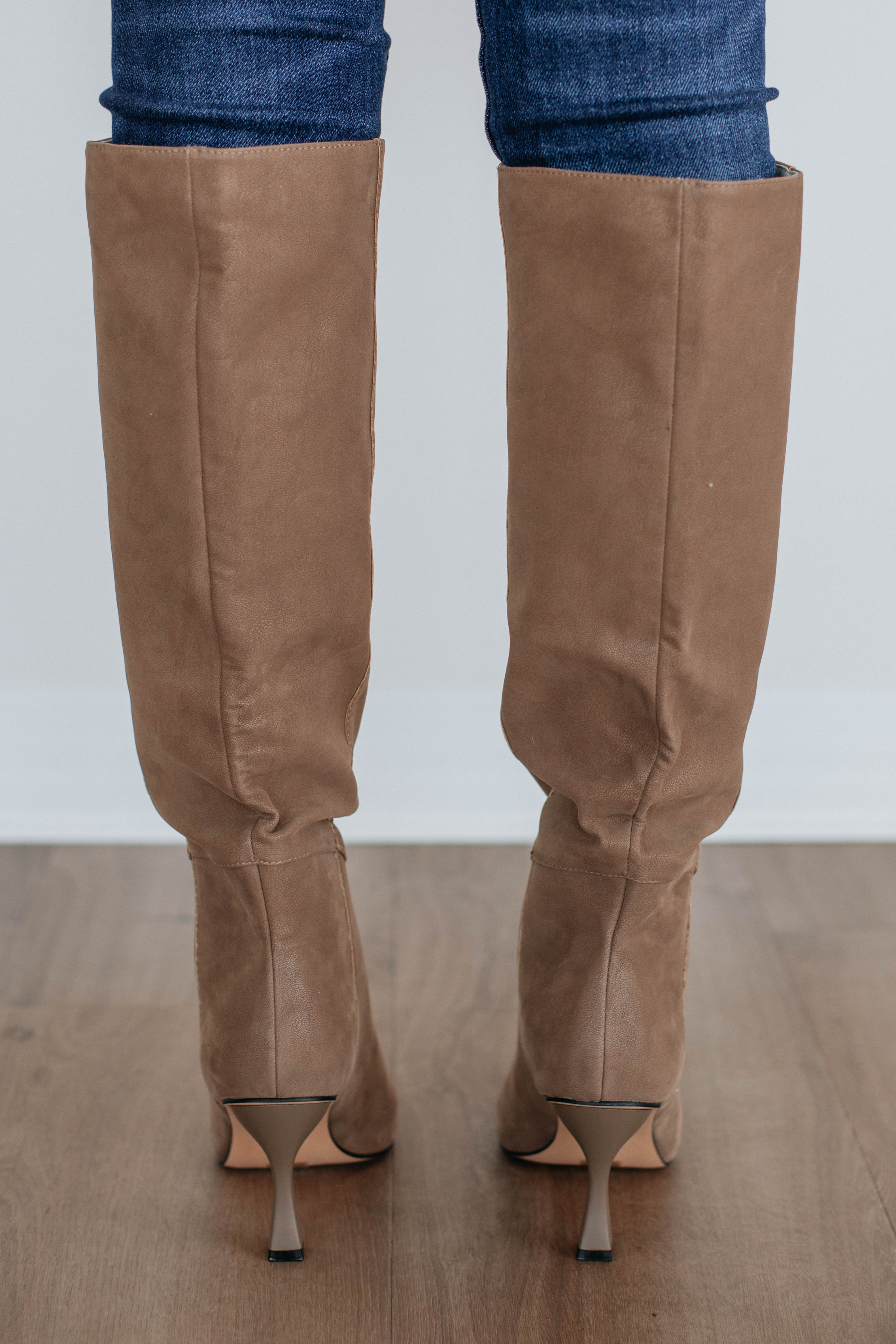 Take Me Seriously Boots - Dark Taupe Women's Ankle Boots | Comfortable & Stylish for Work, Office & Night Out