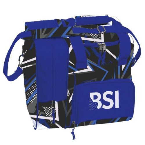 BSI Deluxe Single Tote Blue Bowling Bag for Women - Vintage Style Handbag with Spacious Interior, Perfect for Work, Travel & Everyday Use