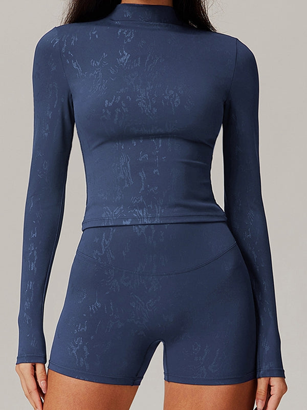 ZASUWA Women's Sexy Hot Stamped Print Long Sleeve Tops - Perfect for Night Out, Party & Date Night