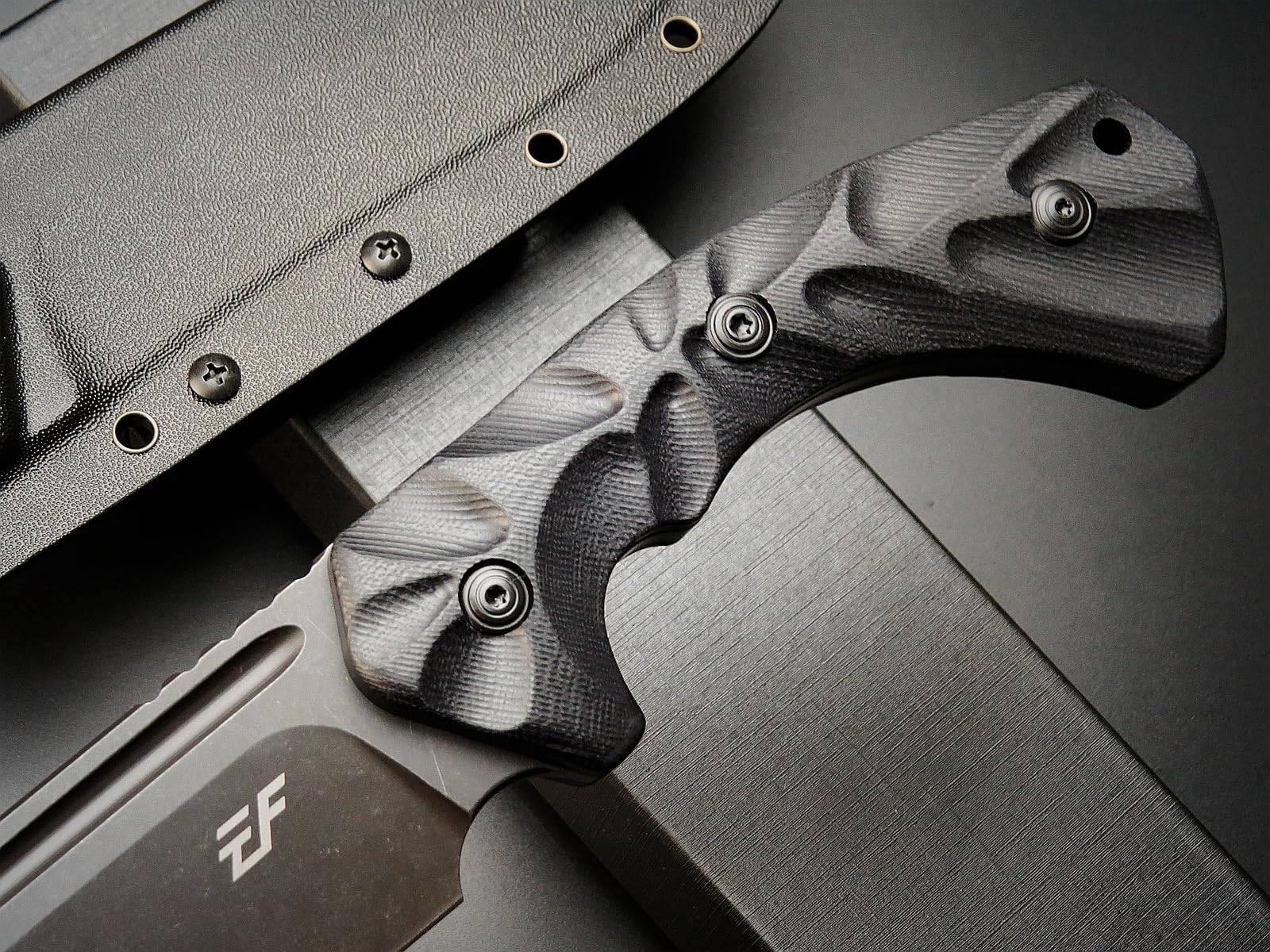 Eafengrow EF145 Fixed Blade Knife - DC53 Steel Full Tang Survival Knife with G10 Handle - Perfect for Camping, Hunting, Bushcraft & Outdoor Adventures - Heavy Duty EDC Tool for Work & Survival