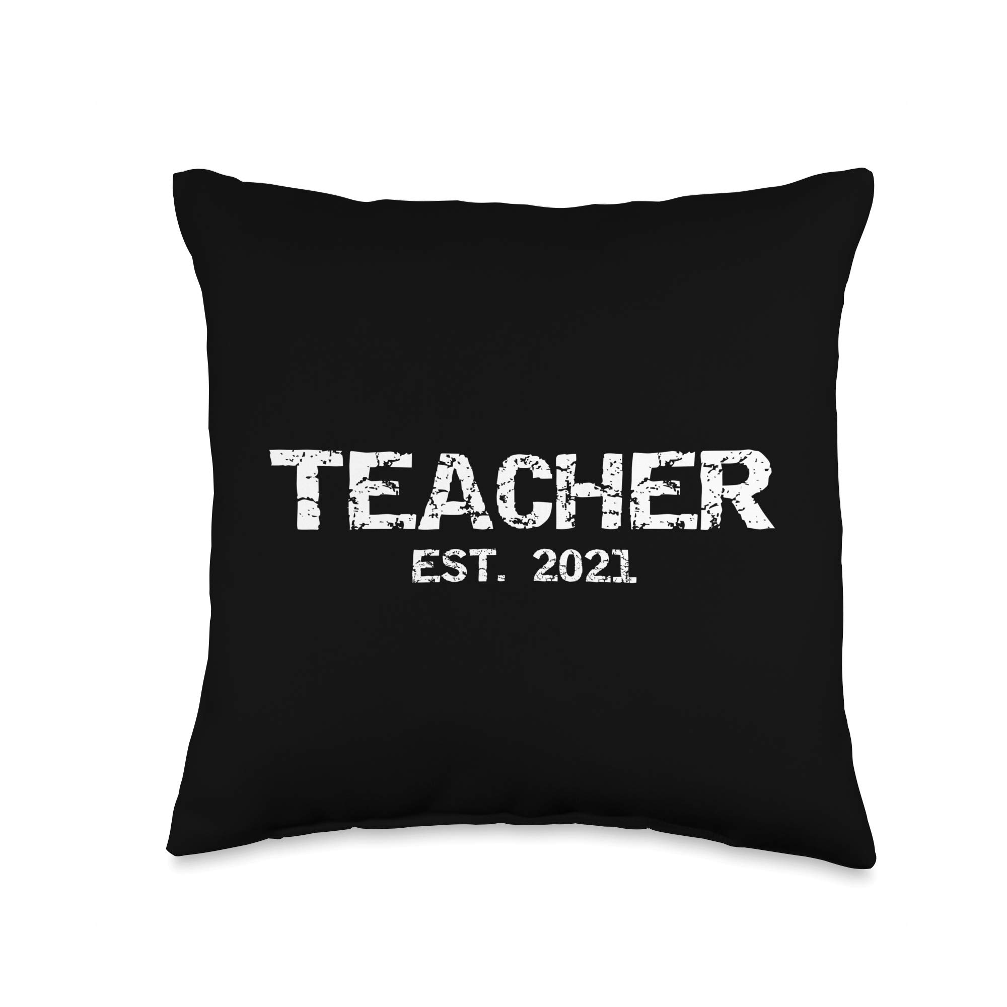 Custom Teacher Shirts & Unique Teaching Gifts - 16x16 Multicolor Throw Pillow for Educators, School Graduation & Appreciation - Perfect for Classroom Decor, Teacher's Lounge & Thank You Gifts Since 2021