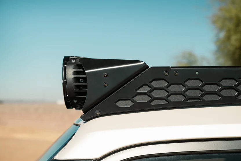 Rago Fabrication Roof Rack Rigid Light Mount Bracket for 2024+ Toyota Land Cruiser 250 & Lexus GX550 | Off-Road LED Light Bar Accessory for Adventure & Overlanding