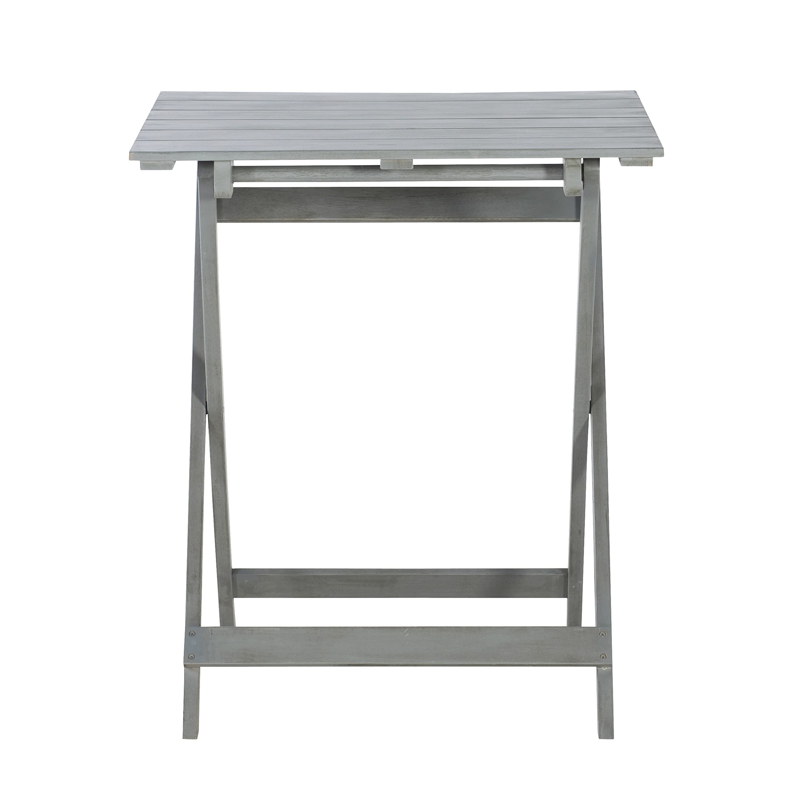Linon Home Décor Caitlyn Gray 3-Piece Square Coffee Table Set for Living Room, Lounge & Office - Modern Side Tables with Storage Shelf