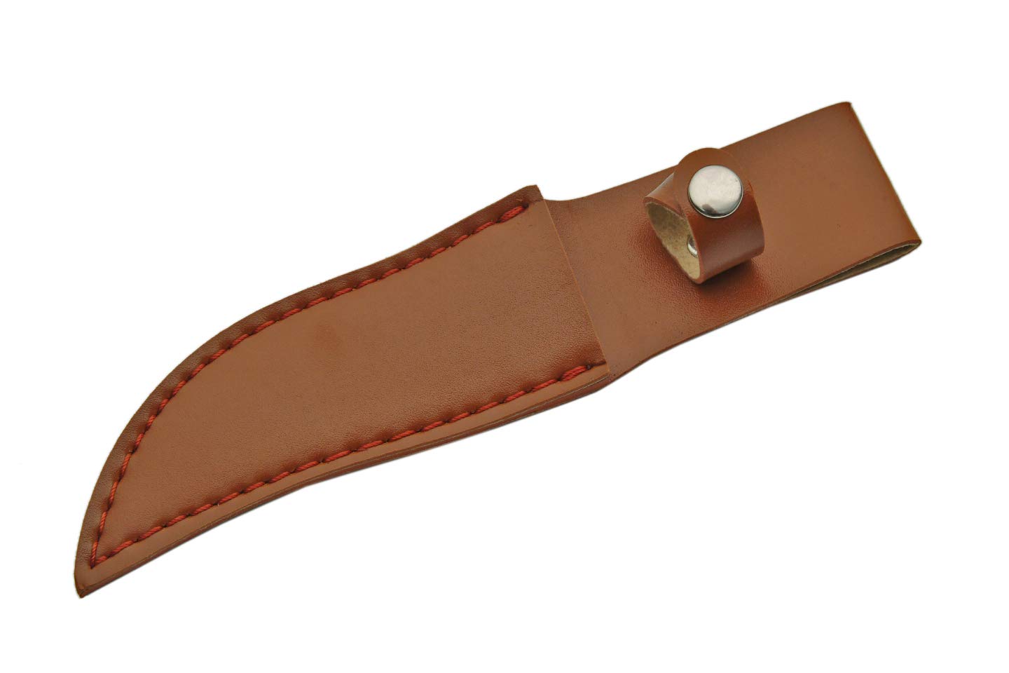 SZCO SUPPLIES 211142 Fighter's Hunter Knife with Leather Handle - Outdoor Survival, Camping, Hunting, and Tactical Use