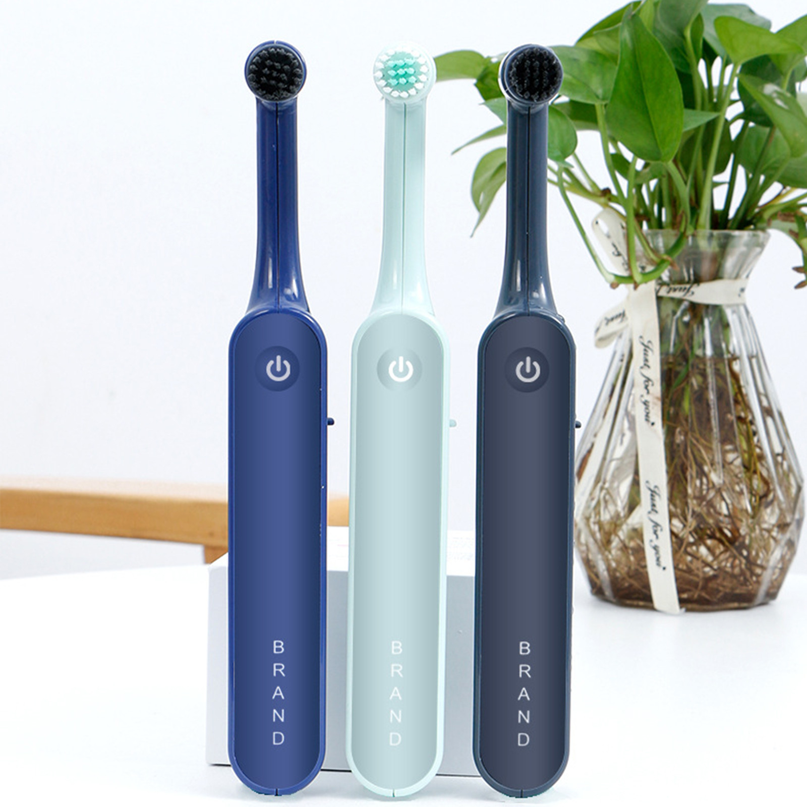 Sonic Electric Toothbrush for Adults - 2 Cleaning Modes with Smart Timer, Waterproof USB Rechargeable, Soft Bristles & 4 Replacement Heads - Perfect for Travel, Home & Daily Oral Care