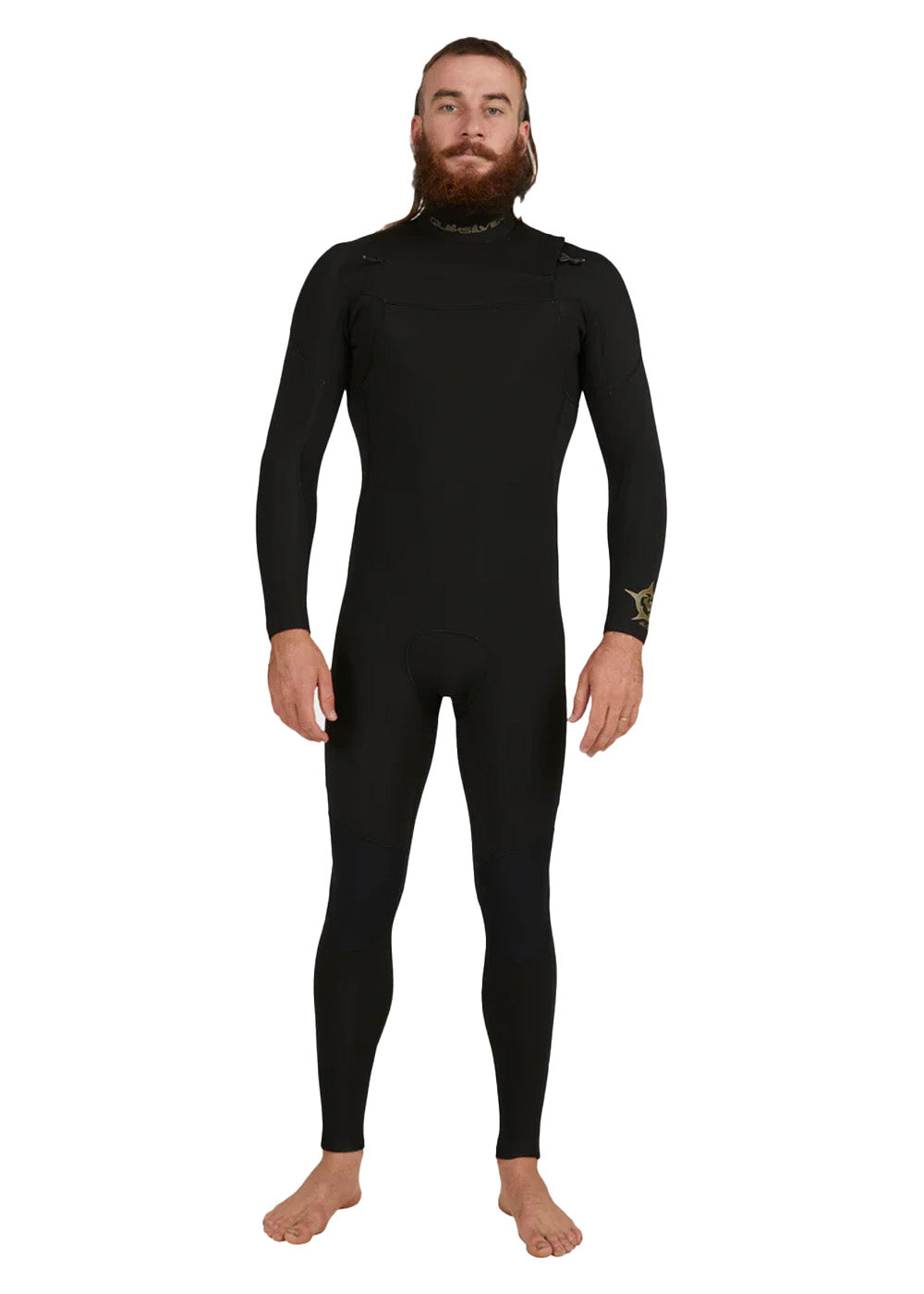Quiksilver Men's 4/3mm GBS CZ Steamer Wetsuit for Surfing, Diving & Water Sports - Thermal Protection & Comfort